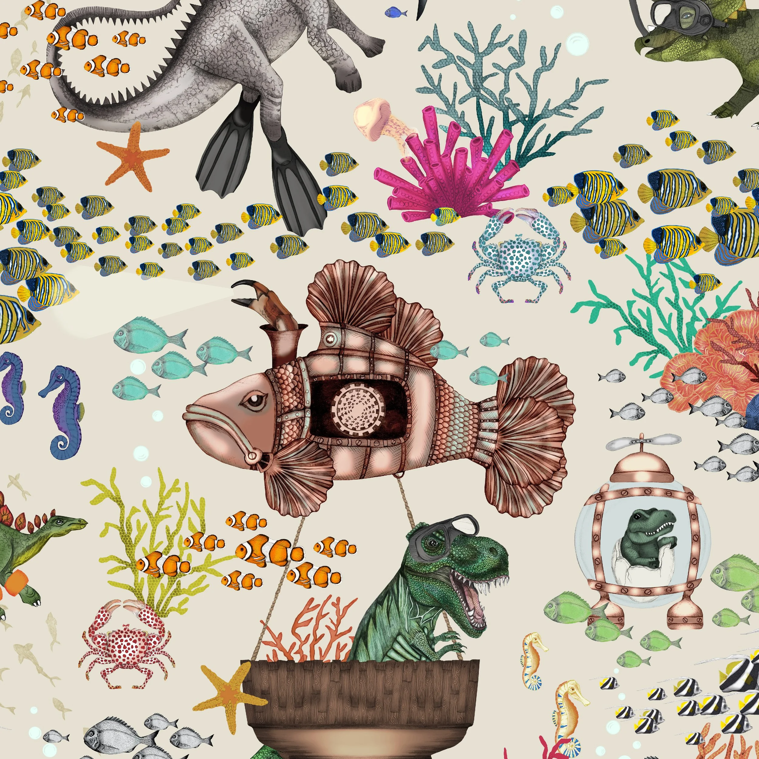 UNDERWATERSAURUS IN SEA SALT