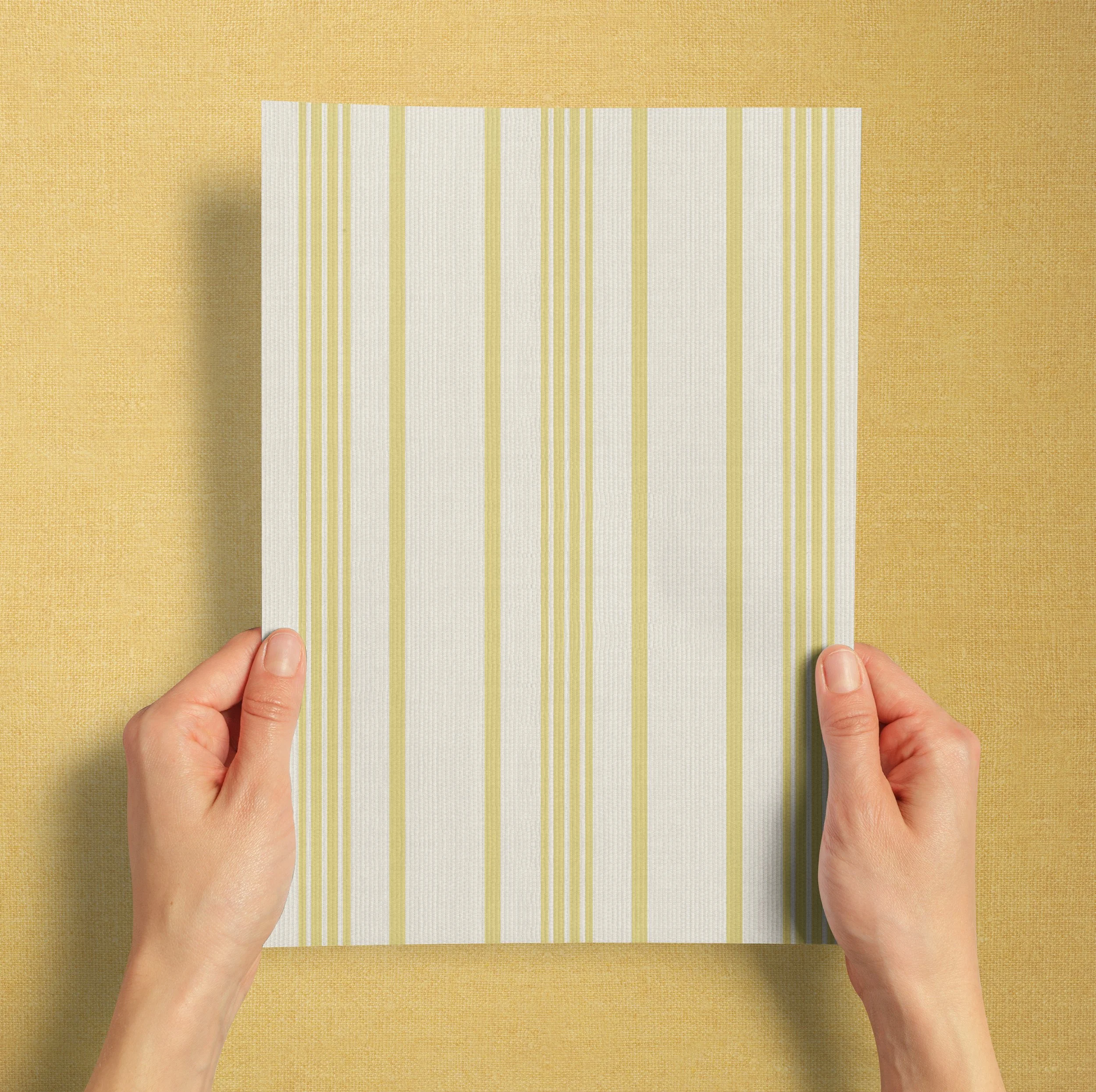 A4 SAMPLE HUMBLE STRIPE IN LEMON