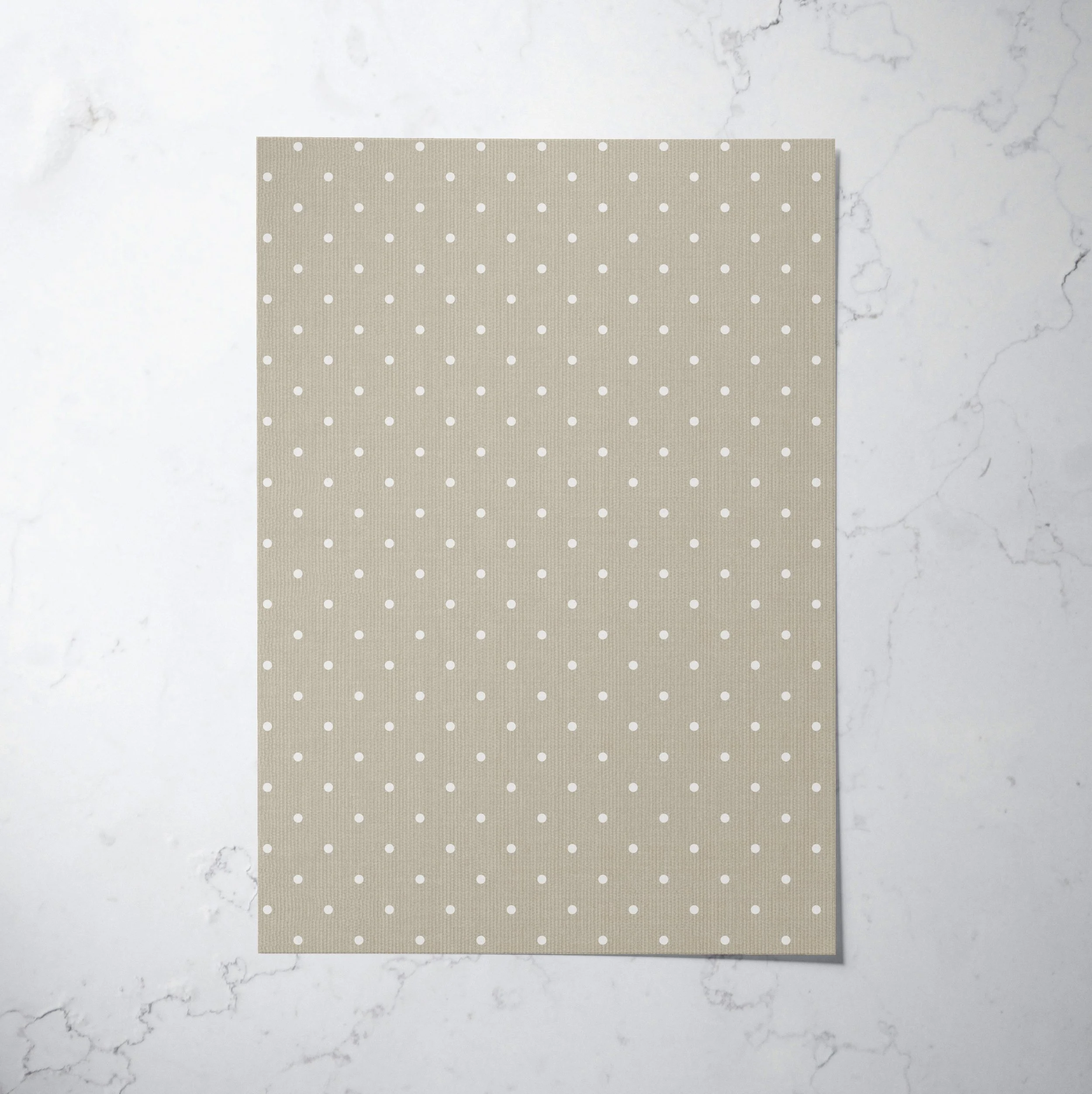 A4 SAMPLE POLKA DOT IN NATURAL