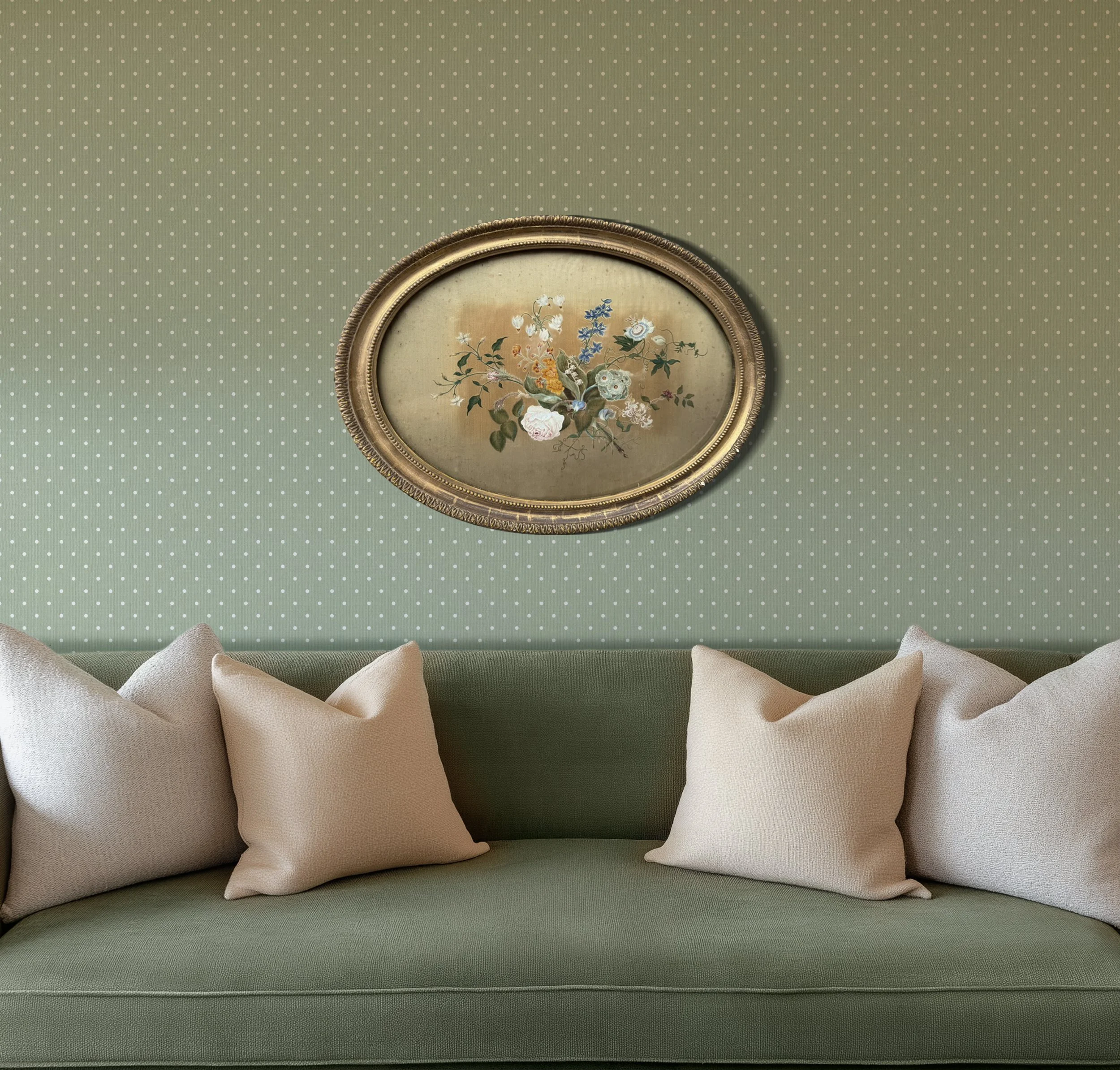 POLKA DOT IN SAGE