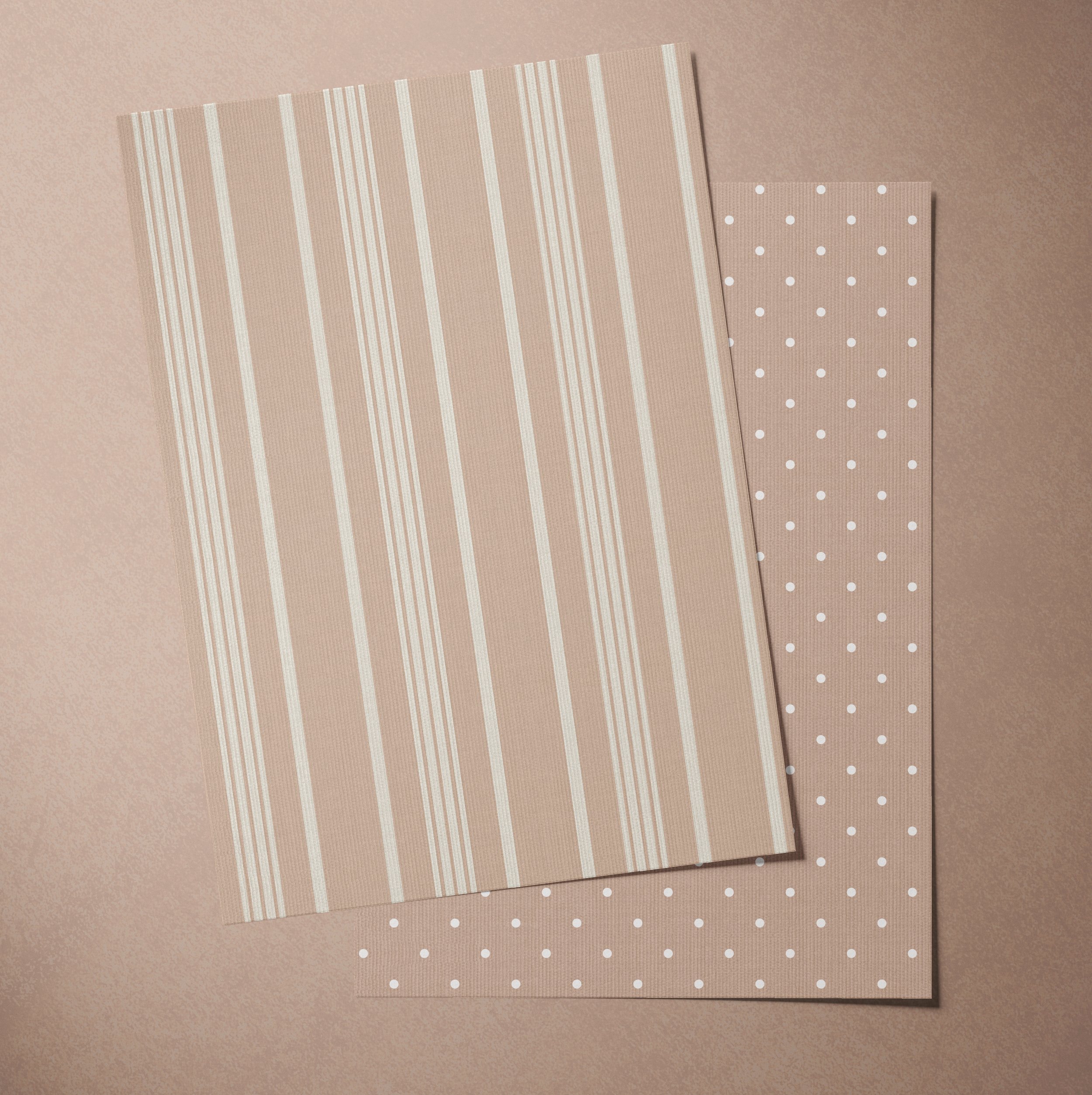 A4 SAMPLE NOBLE STRIPE IN CLAY