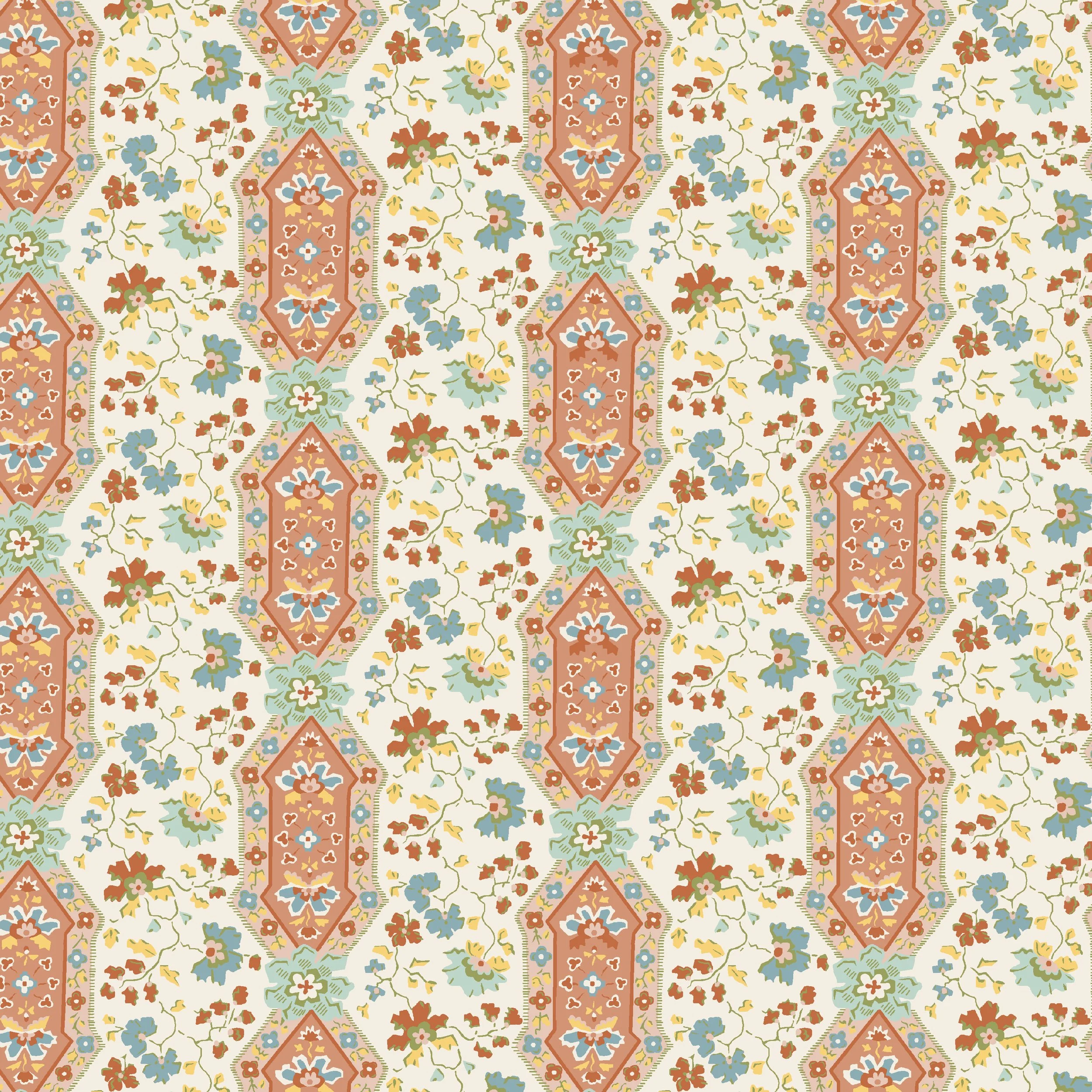ARTISAN SPRIGG MULTICOLOUR APRICOT