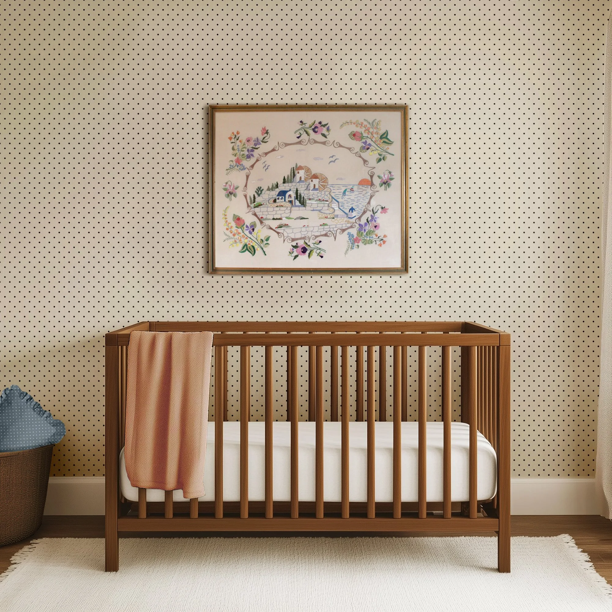 POLKA DOT IN SEA SALT AND CHARCOAL