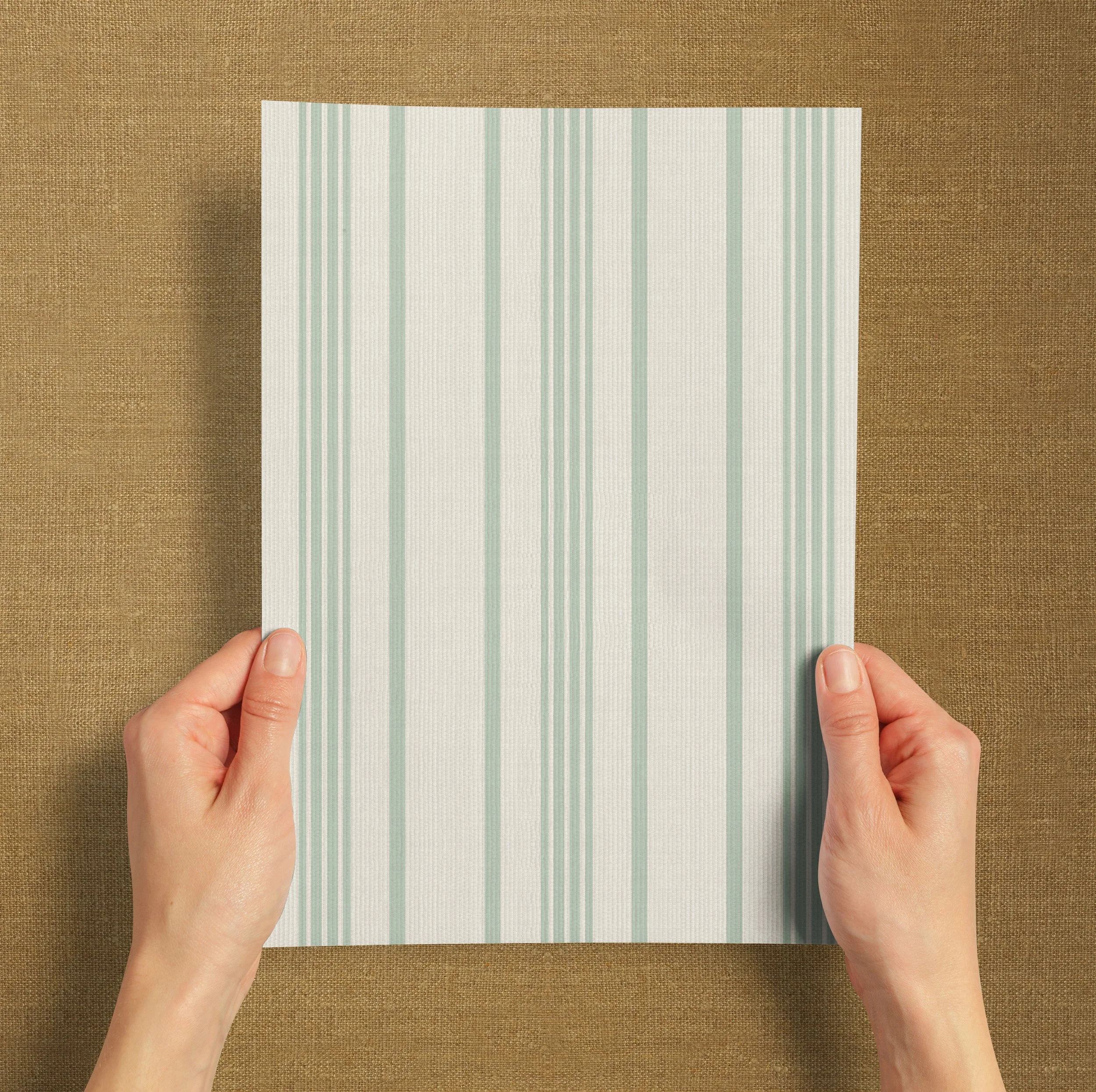 A4 SAMPLE HUMBLE STRIPE IN SAGE