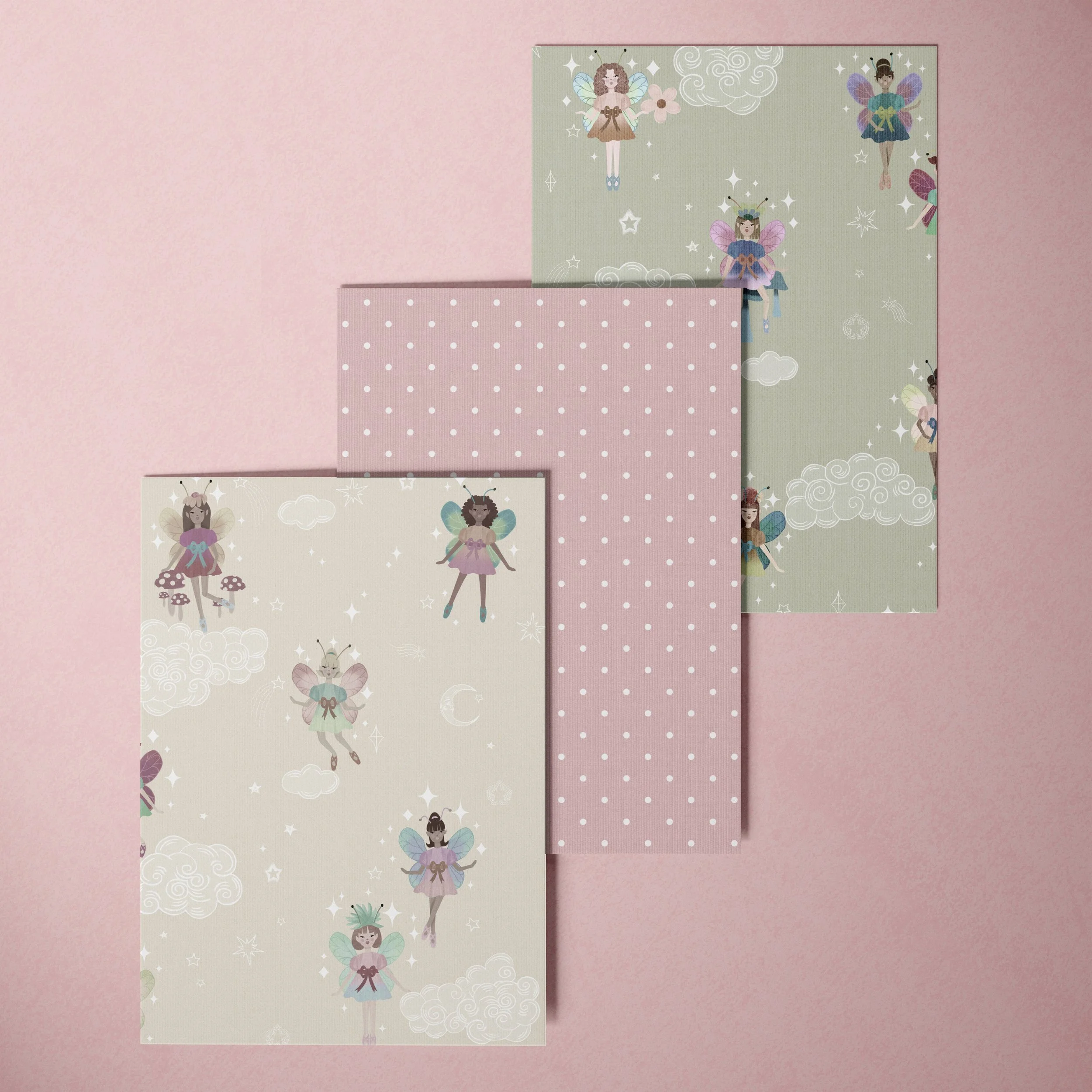 A4 SAMPLES SKY FAIRIES IN FADED AND NATURAL