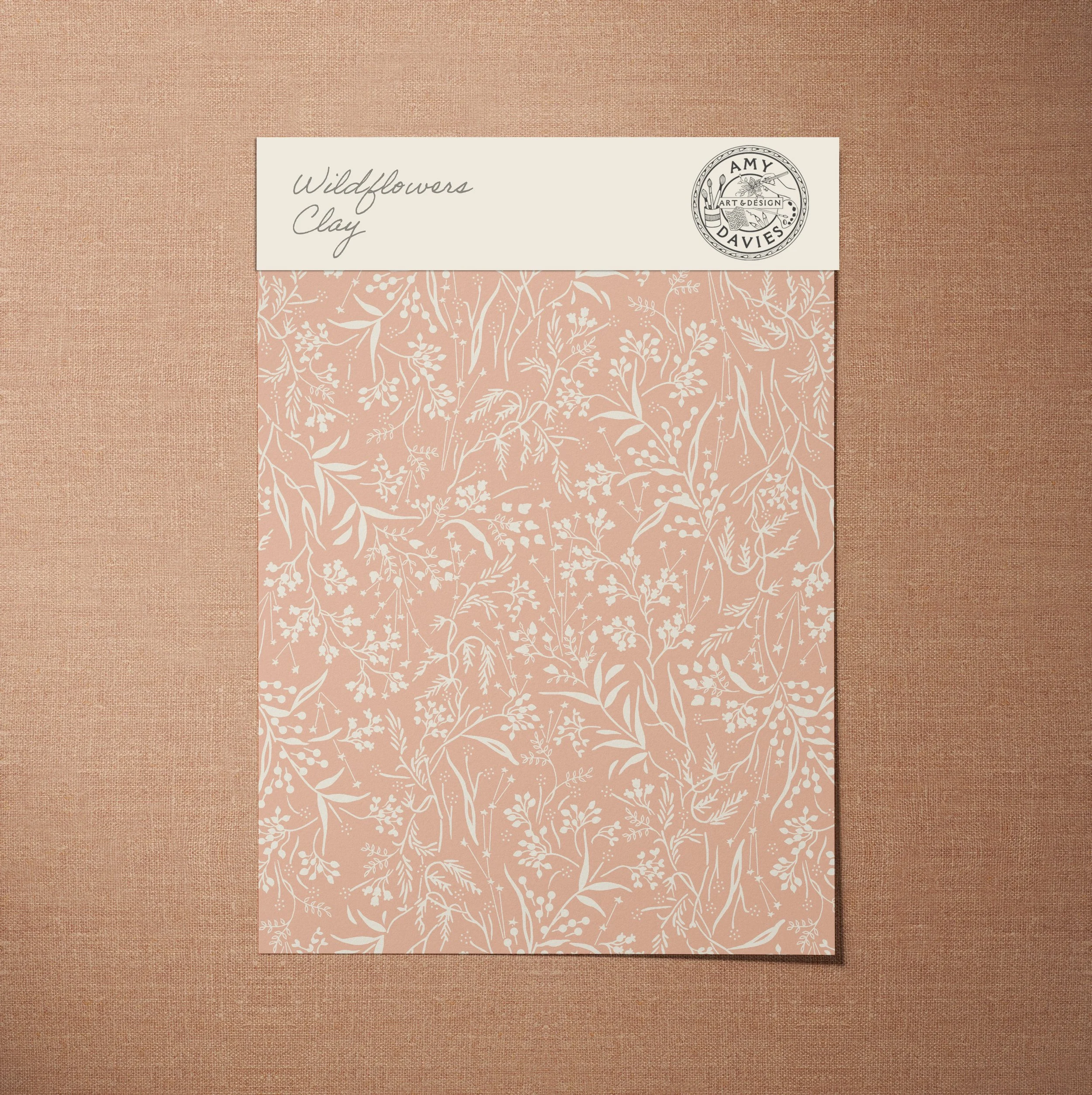 A4 SAMPLE WILDFLOWERS IN CLAY