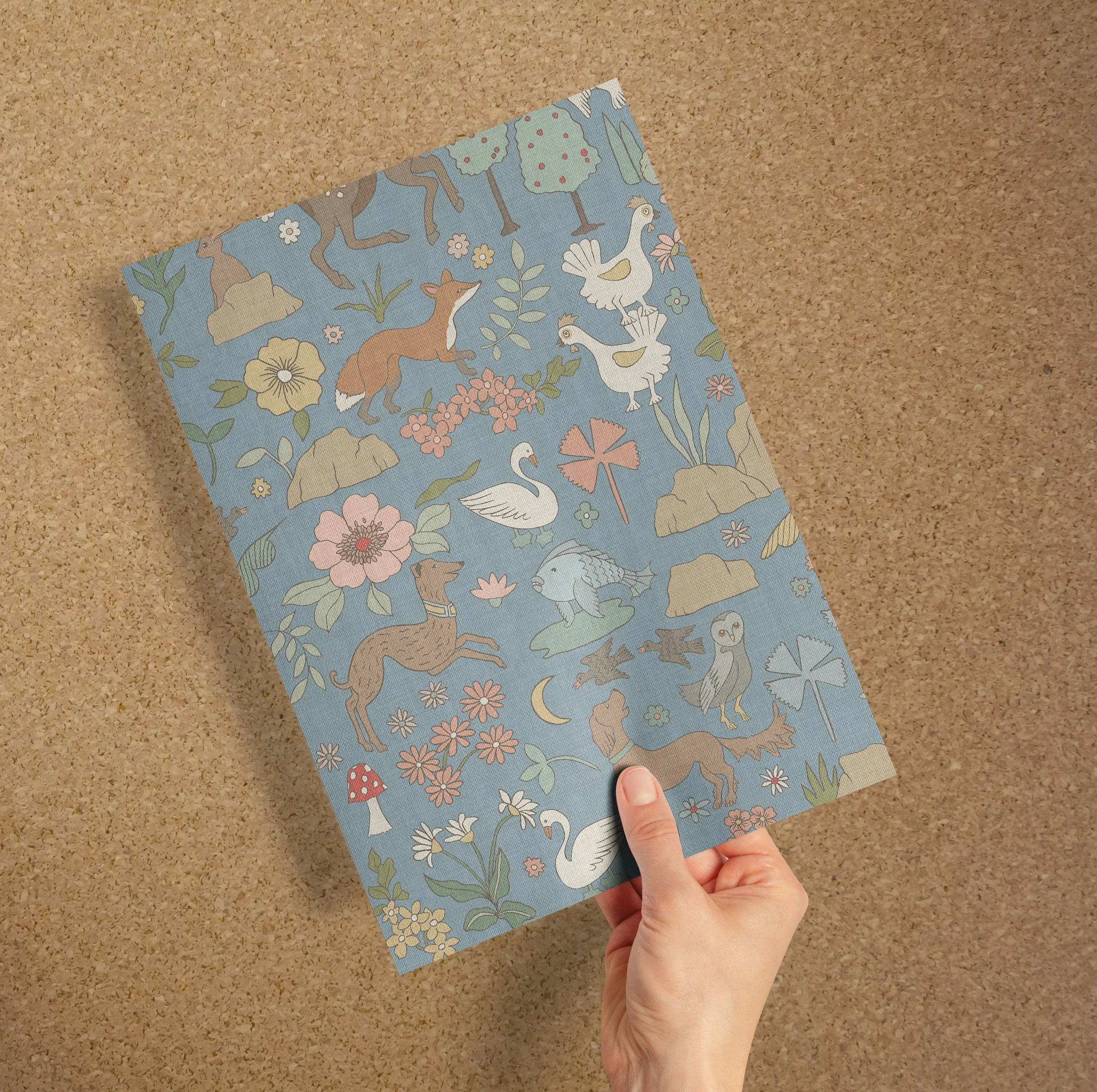 A4 SAMPLE HIJINKS MULTICOLOUR IN DENIM