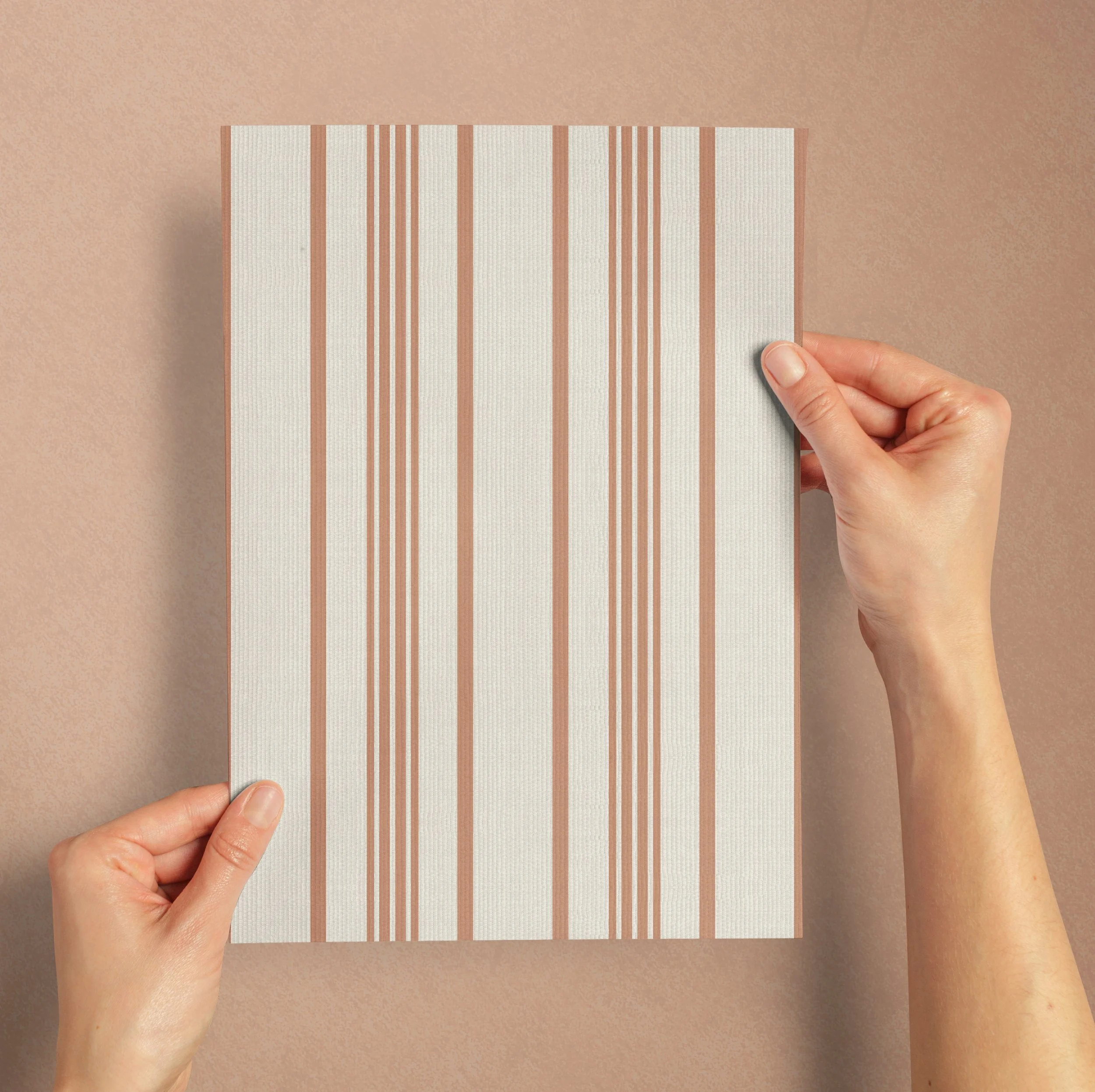 A4 SAMPLE HUMBLE STRIPE IN CLAY