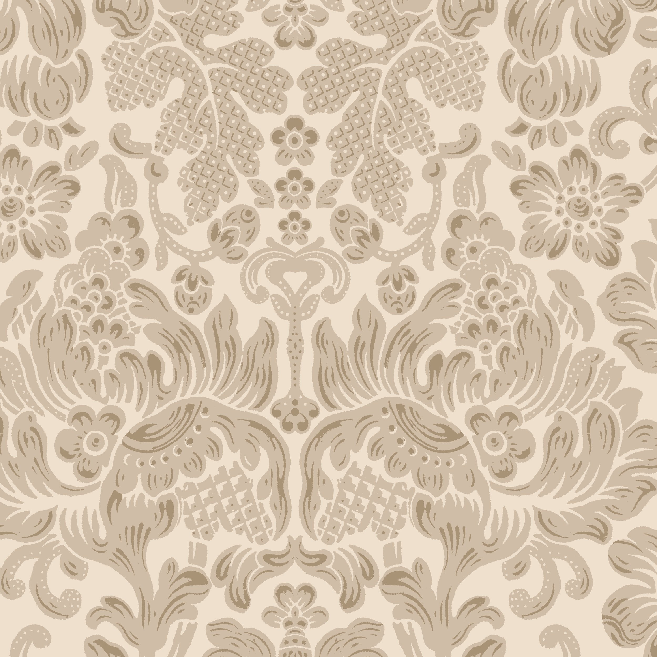 AGATHA DAMASK IN NATURAL