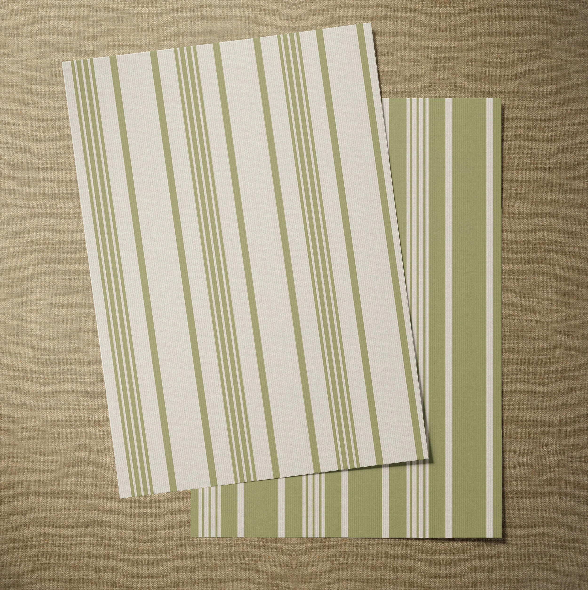 A4 SAMPLE HUMBLE STRIPE IN OLIVE