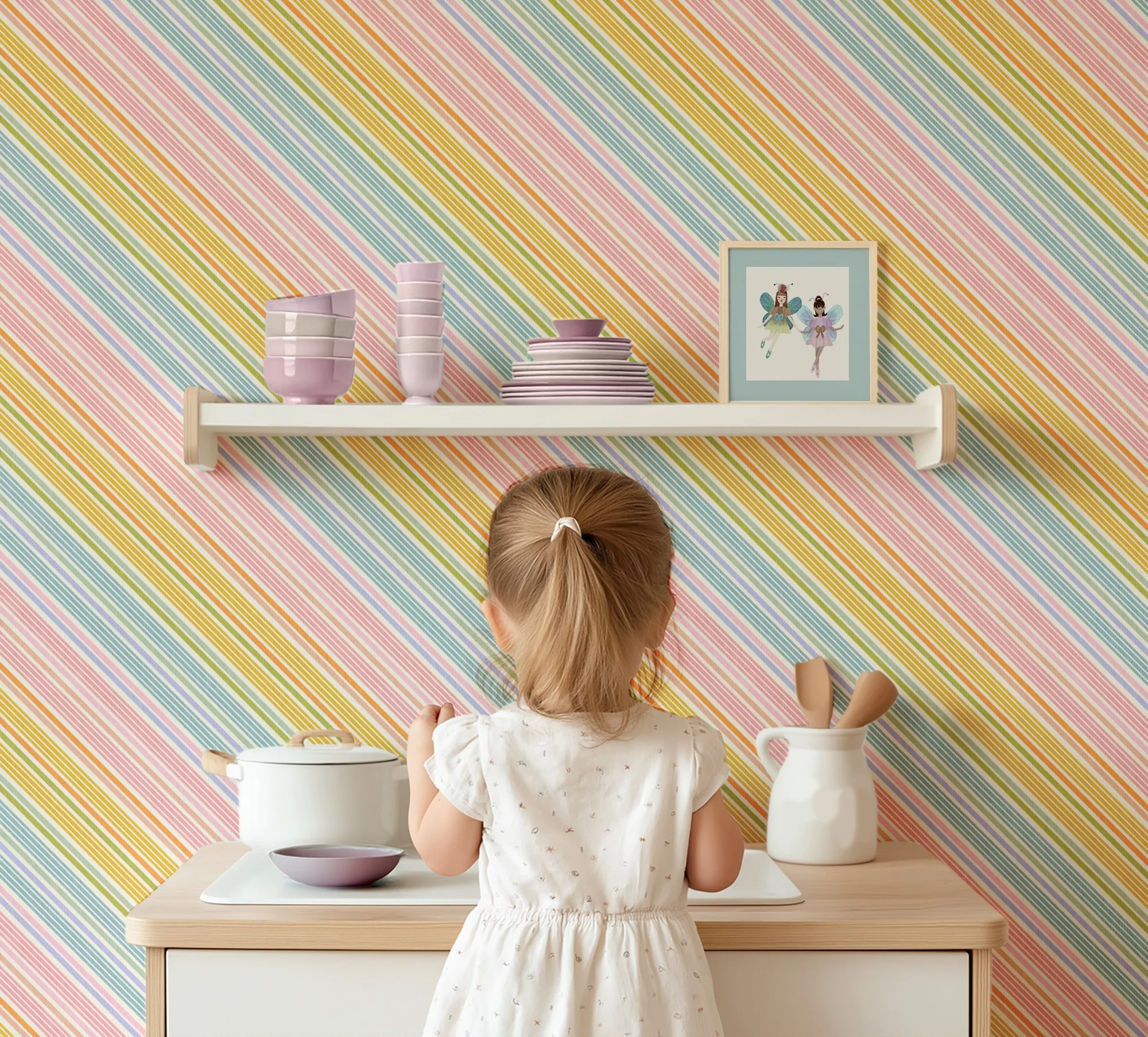 MEMORY STRIPE IN RAINBOW