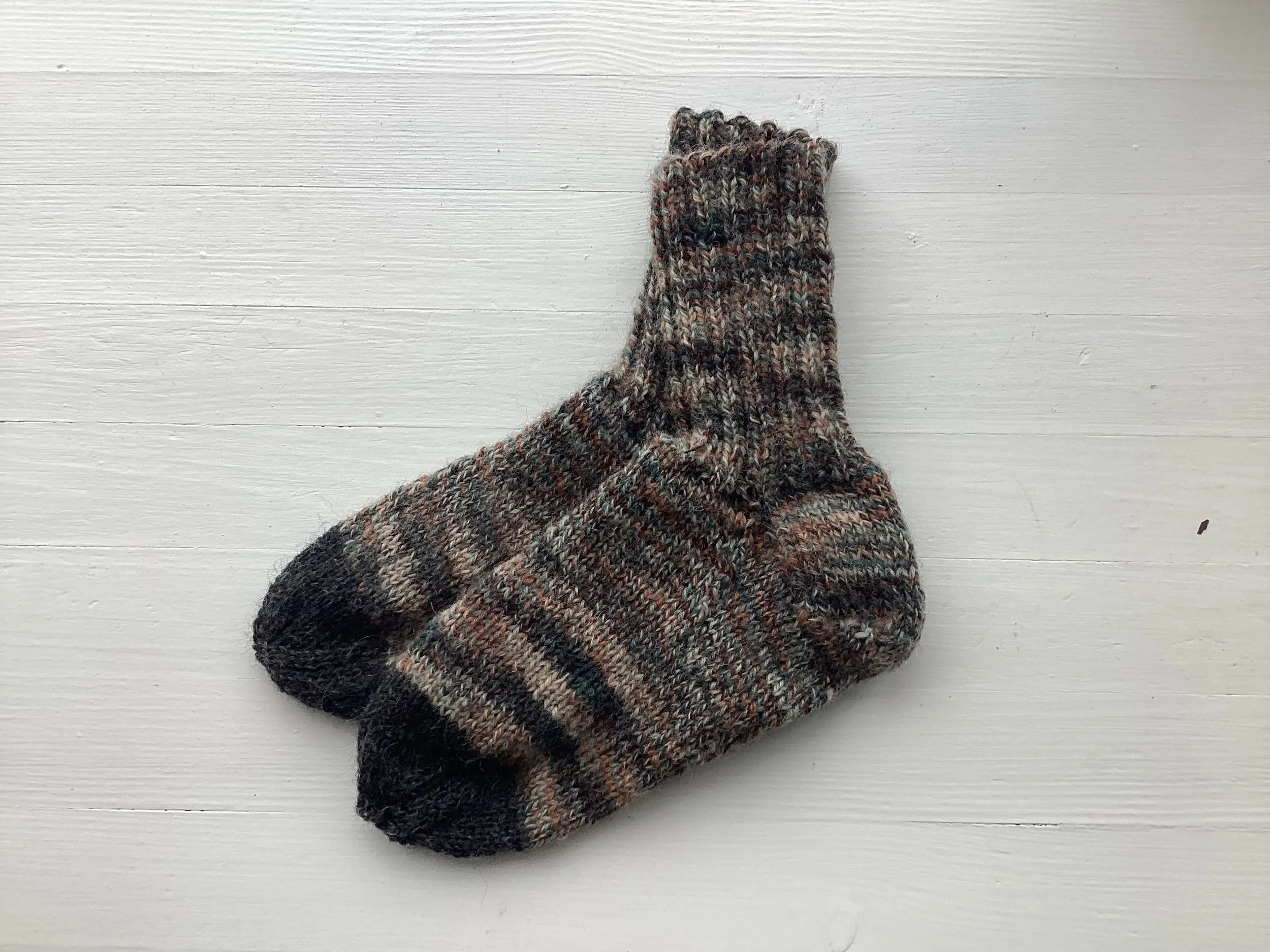 Håndstrikkede sokker