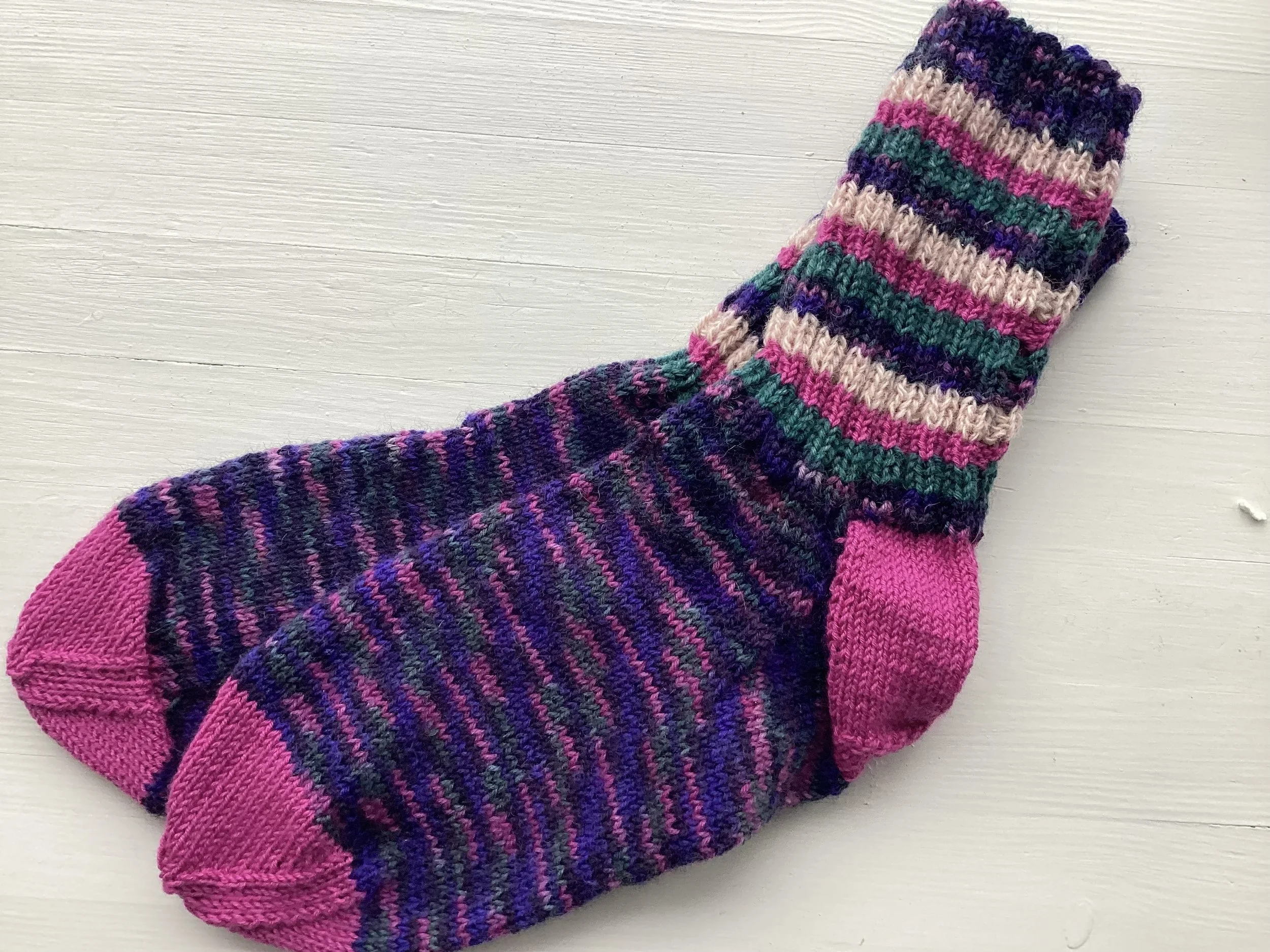 Håndstrikkede sokker