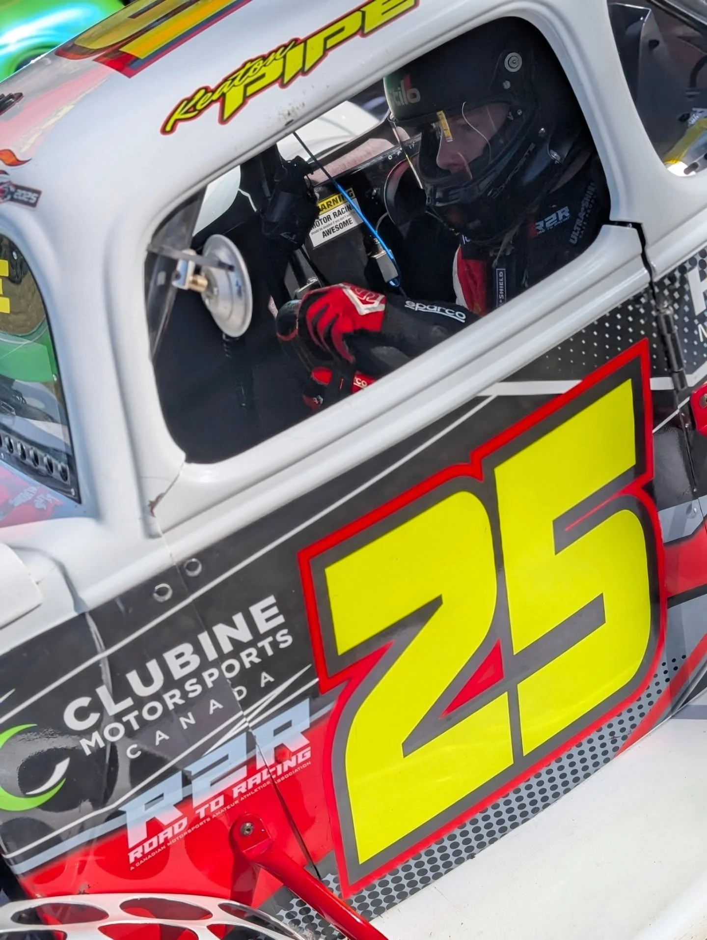 Will see what today holds. Two heat races are on the menu for a bit later in the day but there is some rain in the forecast. Fingers crossed we can get them in! In the meantime, we will be walking the paddock and campground promoting and collecting d