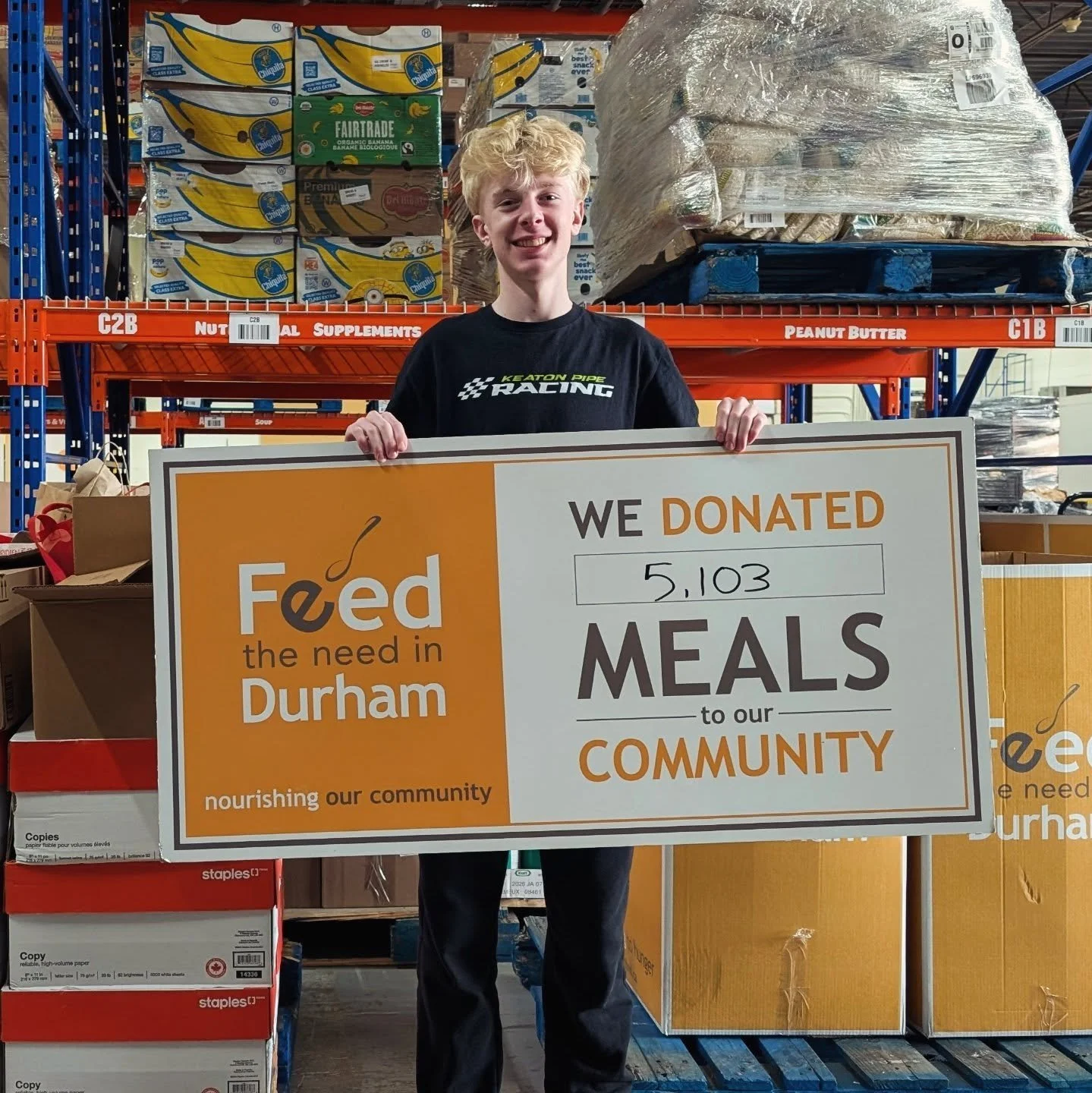 5,103 MEALS RAISED!!! 🍝🥕🫘🥜🥞🥦

A massive thank you to everyone who supported and donated to our food drive for @ftndurham !! Our goal was to raise the equivalent of 5,000 meals and we are thrilled to have surpassed that! Thank you!!!

#ftnd #fee