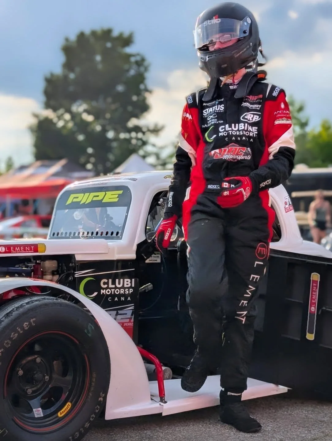 It was fantastic to represent @sparco_official this past season! My suit, gloves, shoes, under shirts &amp; pants not only looked great but they also kept me safe and comfortable all year long. I had lots of compliments on my gear and was more than p