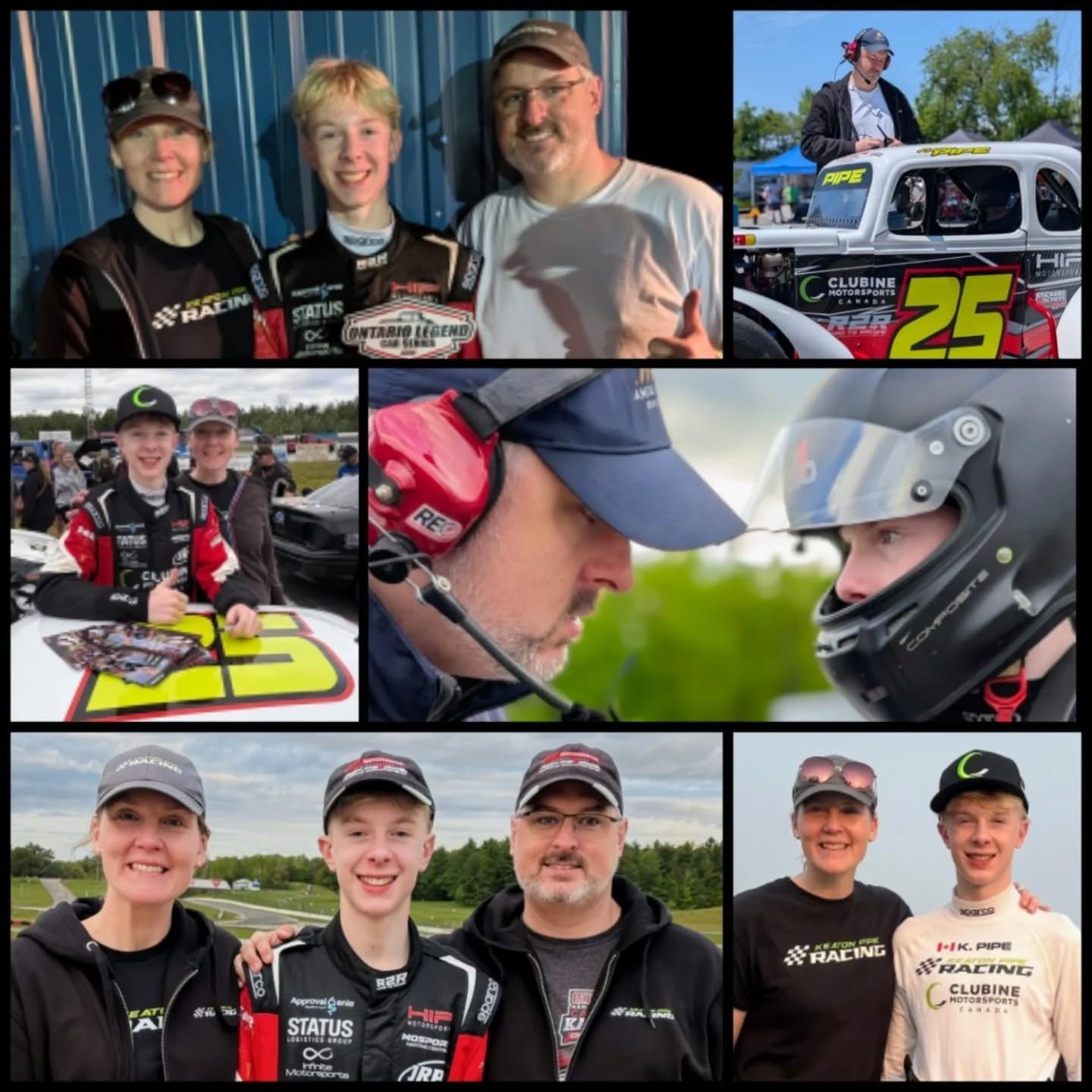 My family is the backbone of my racing. I may be the driver but I wouldn't be able to do what I do without the Keaton Pipe Racing team that surrounds me. 

There is so much to prepare and manage behind the scenes with racing.  My parents are always g