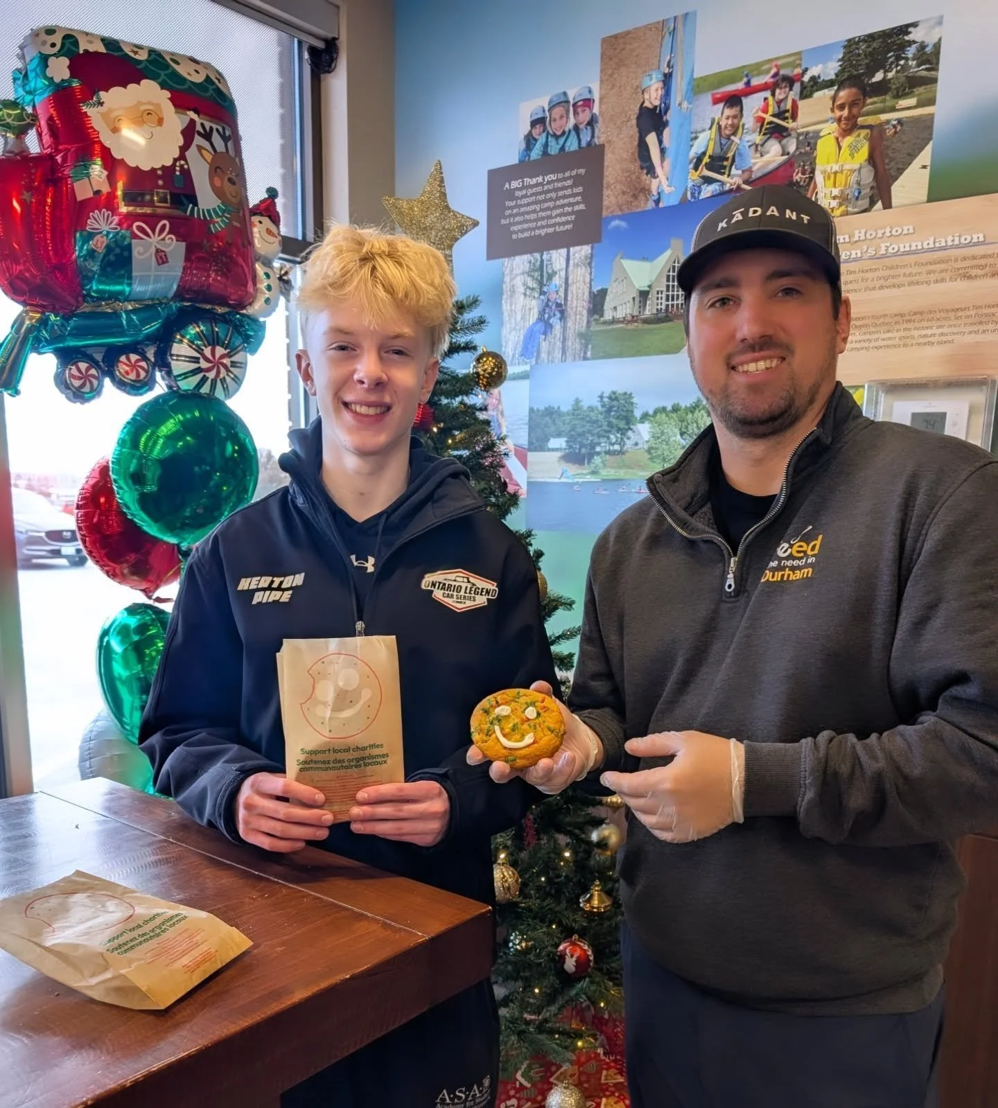 Get your @timhortons Smile Cookie this week to support local charities! In Durham Region, all proceeds of smile cookie sales will be going to Feed the Need in Durham.

I purchased some cookies at a Tim's in South Whitby today and was surprised to fin