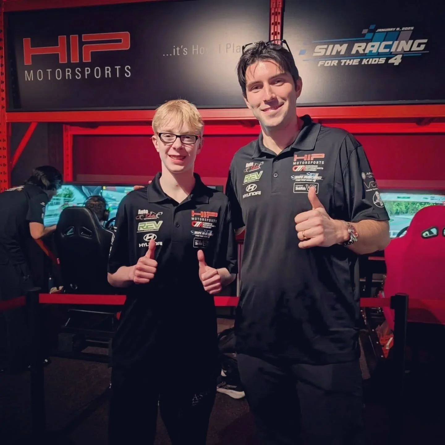 I'm incredibly excited to share that the Pro Driver joining our team for Sim Racing for the Kids is.... @samfell0ws !!

As you can tell by these pics, taken over the past few years, I am a big fan of Sam's. Sam is a @nascarcanadaseries driver.... exa