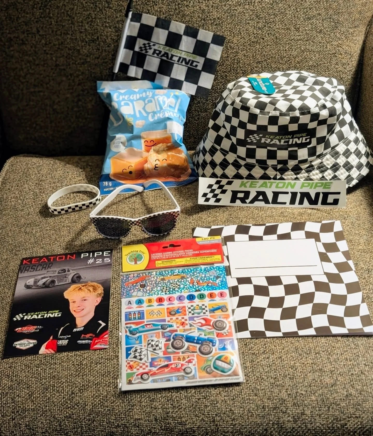 Giving away a Keaton Pipe Racing Prize Pack tonight at Fan Appreciation!! The first kid 10 years old, or under, to meet me at my car on track during fan appreciation and say "Prize Pack" will win!! 🏁🎉

Prize includes:
KPR Bucket Hat
KPR F