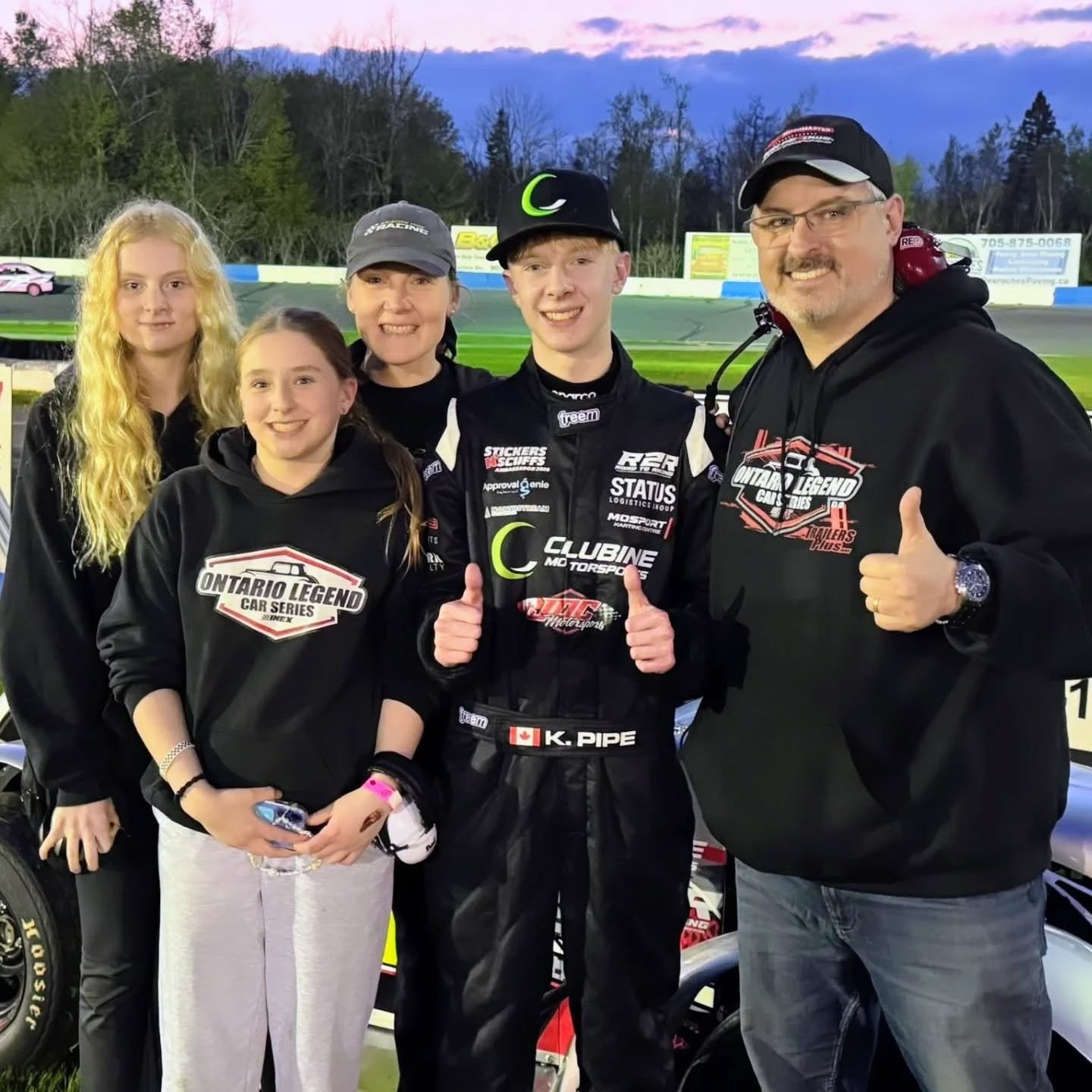 Grateful for the constant trackside support from my family &hearts;️🏁 Thank you to my parents, sisters and grandparents for always being there to cheer me on. Whether we are celebrating the highs or pushing through the lows, having you there with me