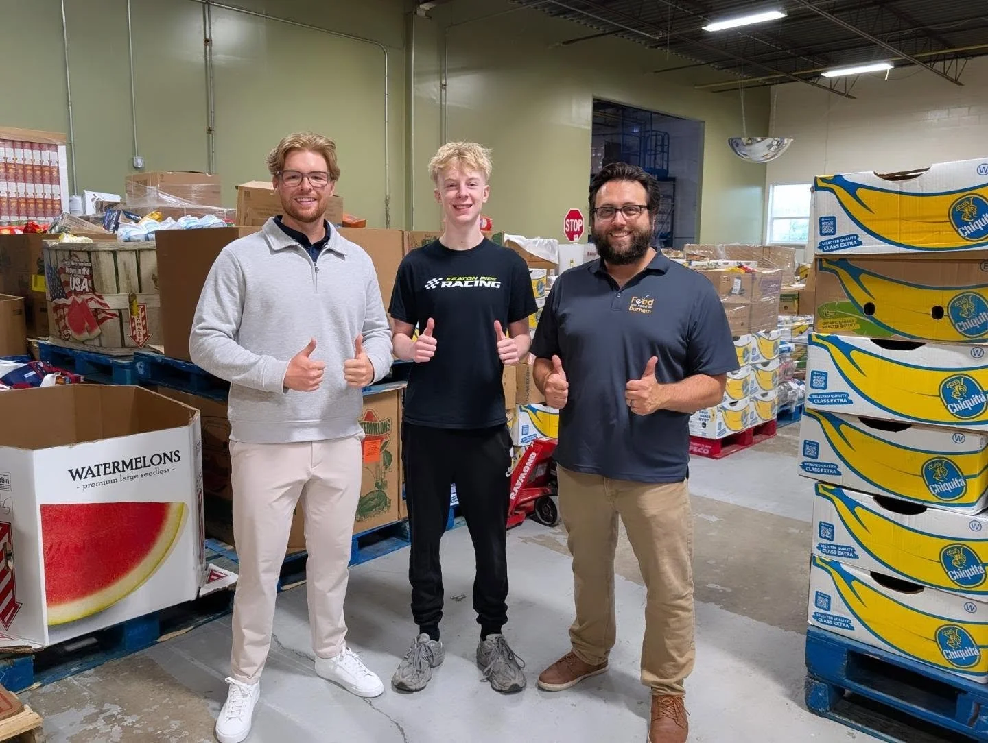 What a special day! With our 6th Annual Food Drive approaching quickly, I recently received an invitation from the fundraising team at Feed the Need in Durham to tour their facility and get a behind-the-scenes look at the incredible work they do. The