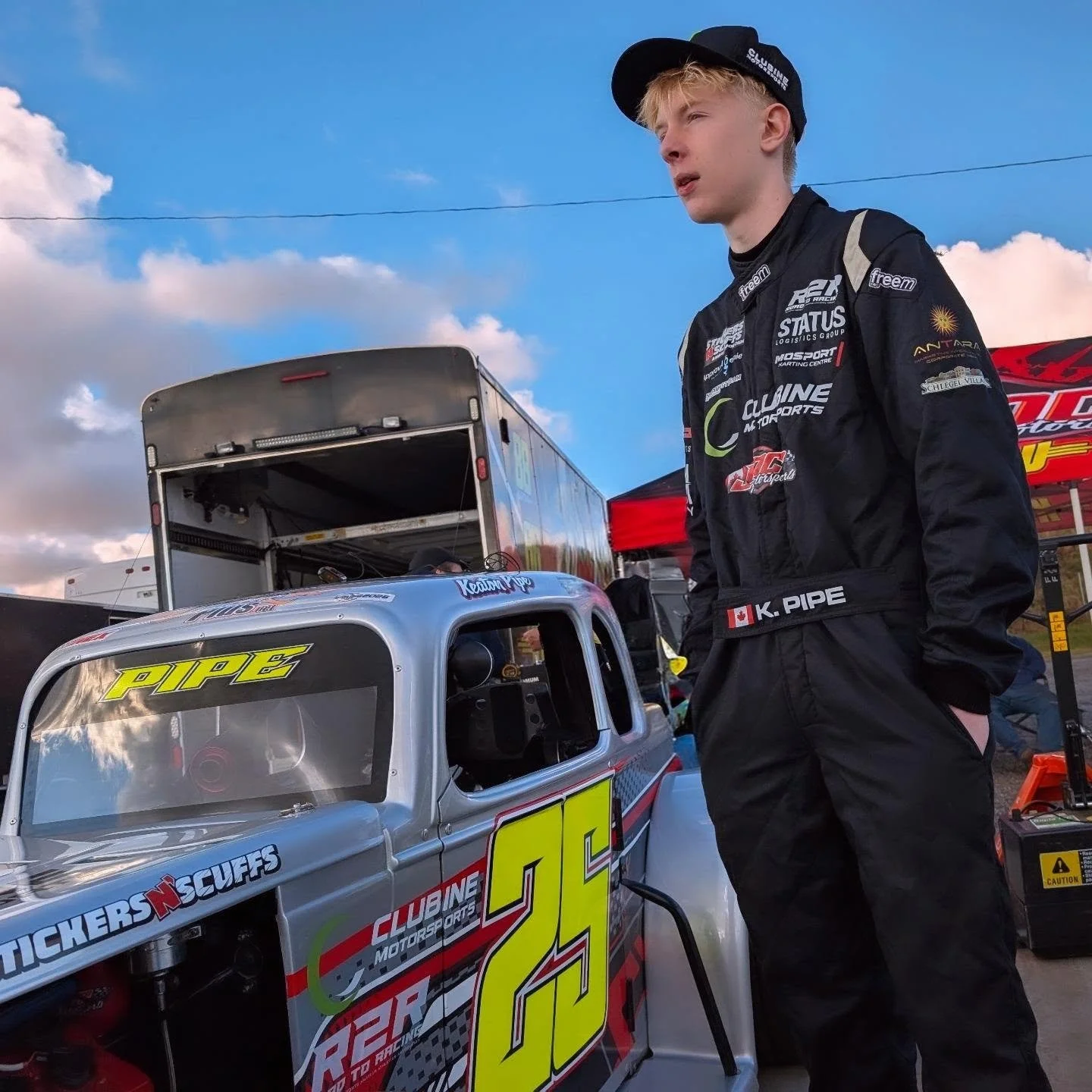 Challenging day @flamborospeedway as I am not feeling well but happy to come home with reasonable results all considered.

It was going to be an unpredictable day anyway having no practice heading into the weekend and having not raced here for 2 year