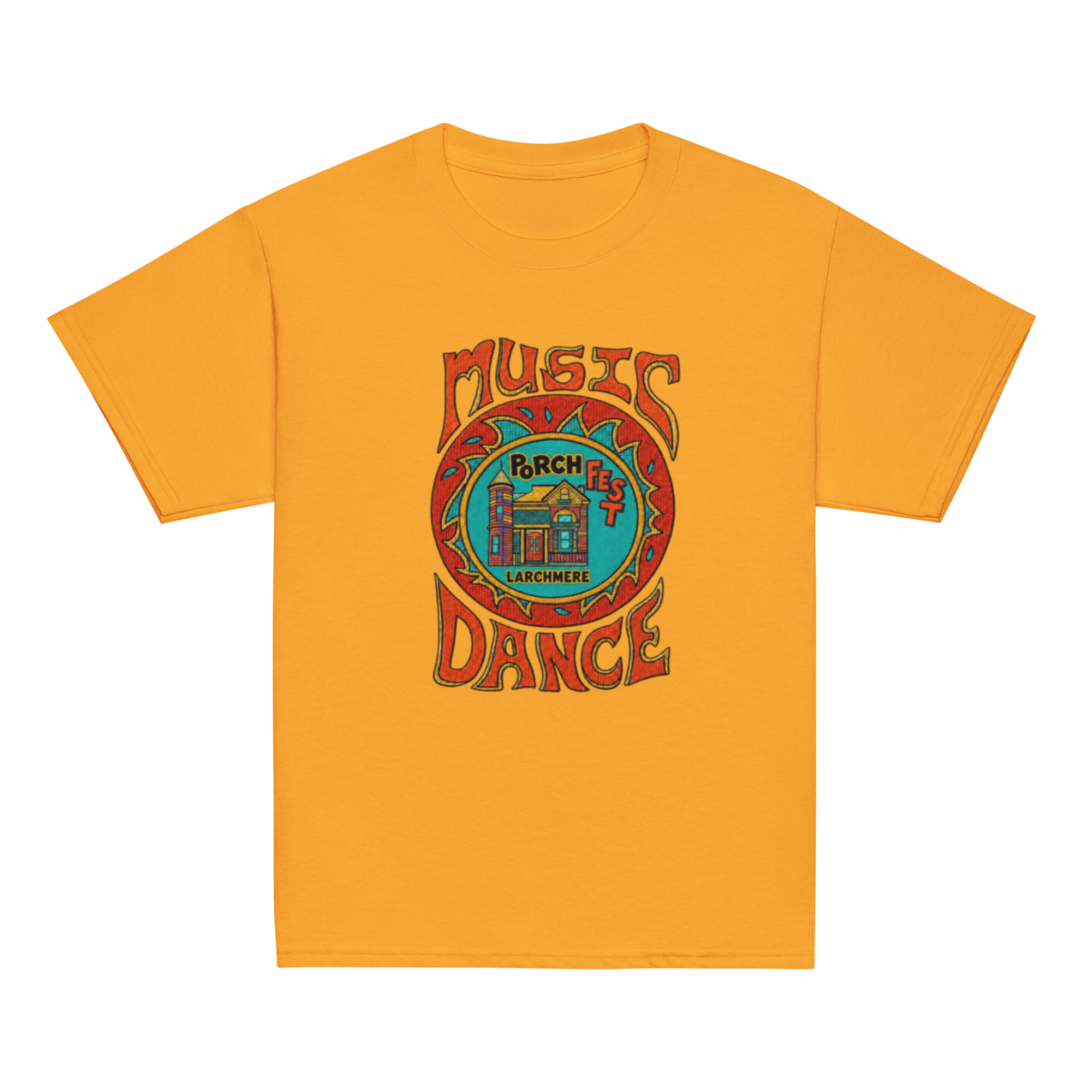 Kids Music+Dance PF tee-front-gold.png
