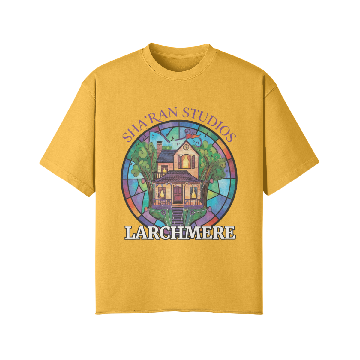 SS Larchmere Tee front gold.jpg