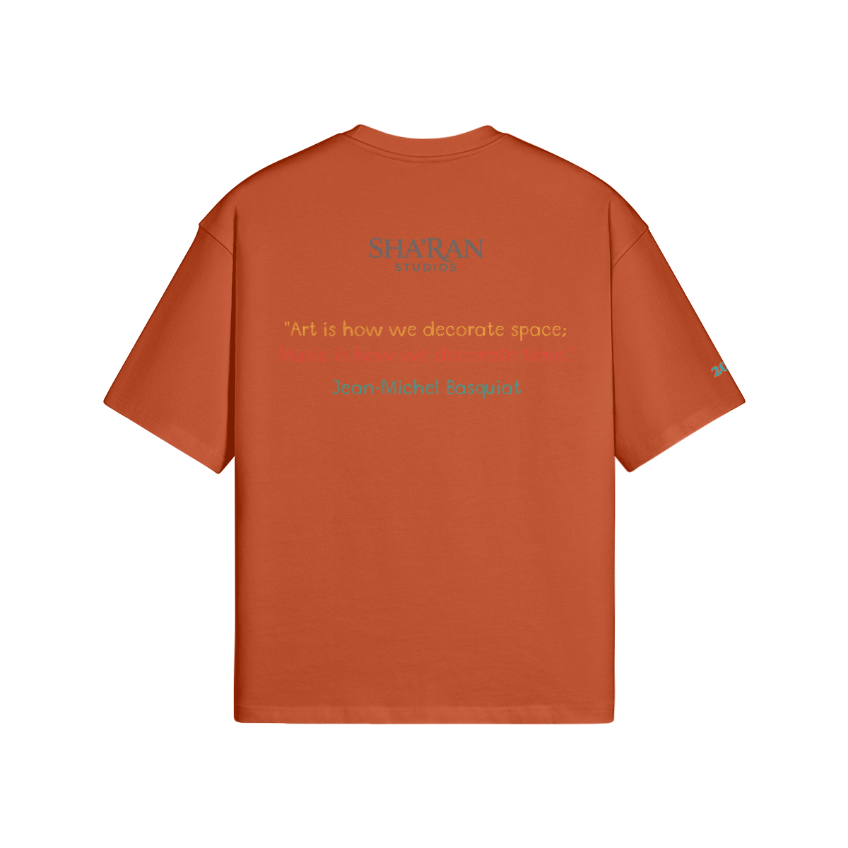Music & Dance PF tee orange back.jpg