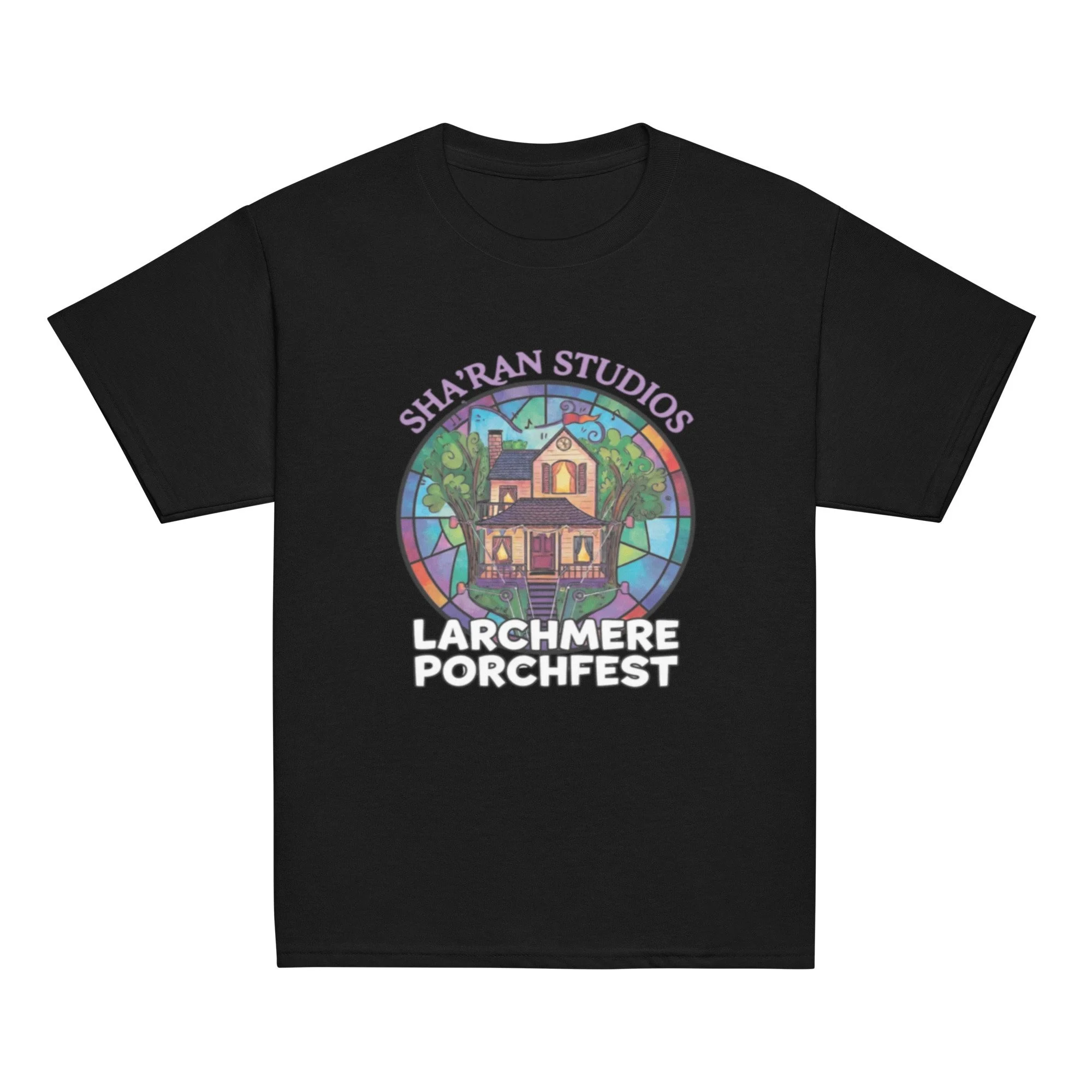 Kids Larchmere Porchfest Treehouse Tee