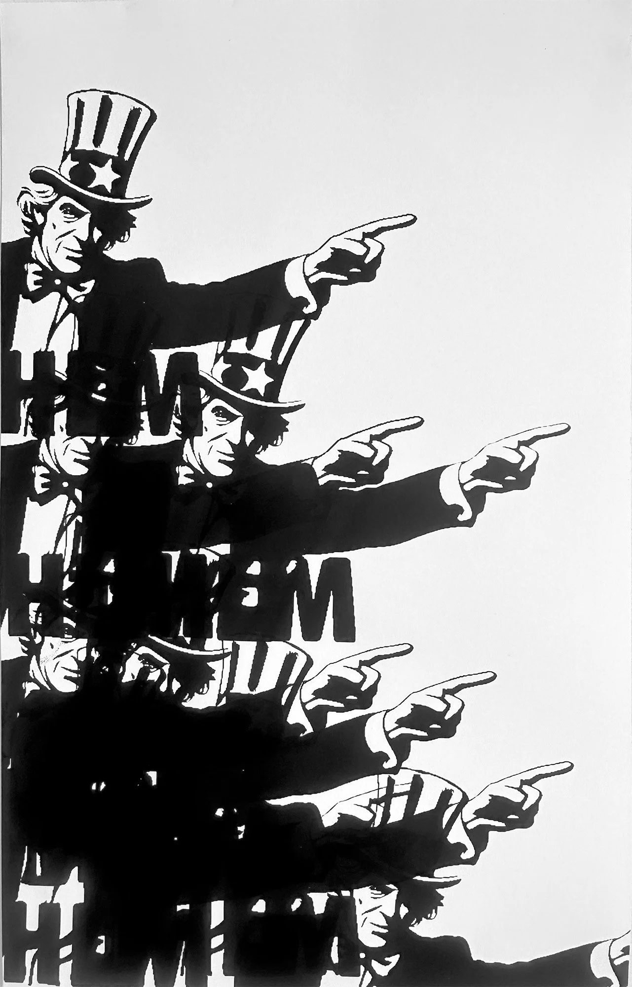 Meme Print No. 3, screenprint on paper, 11 × 14 inches, 2026