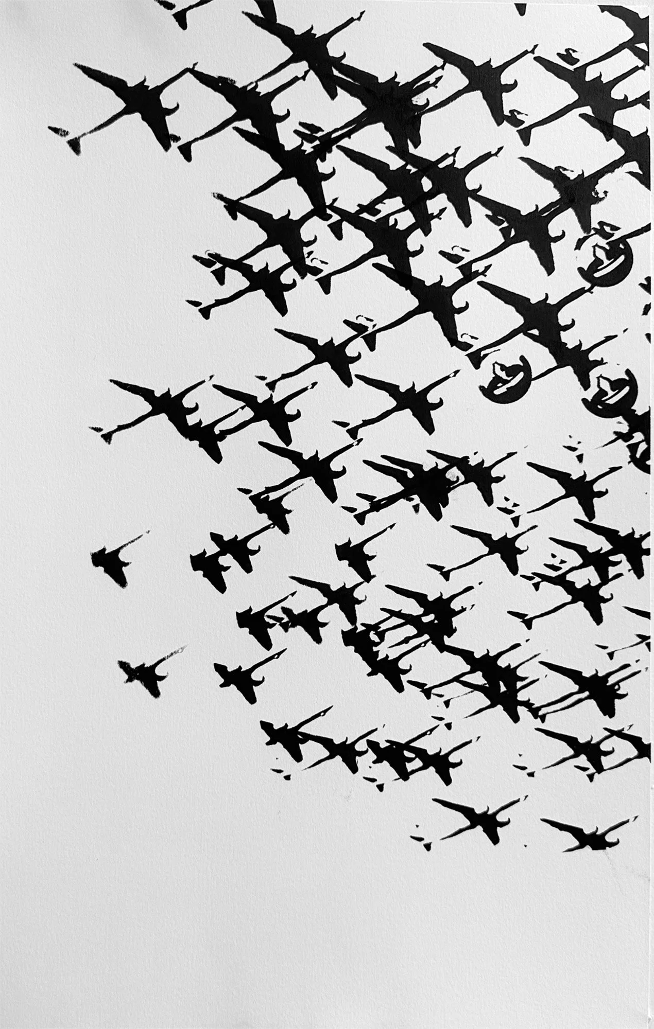 Meme Print No. 1, screenprint on paper, 11 x 14in, 2026