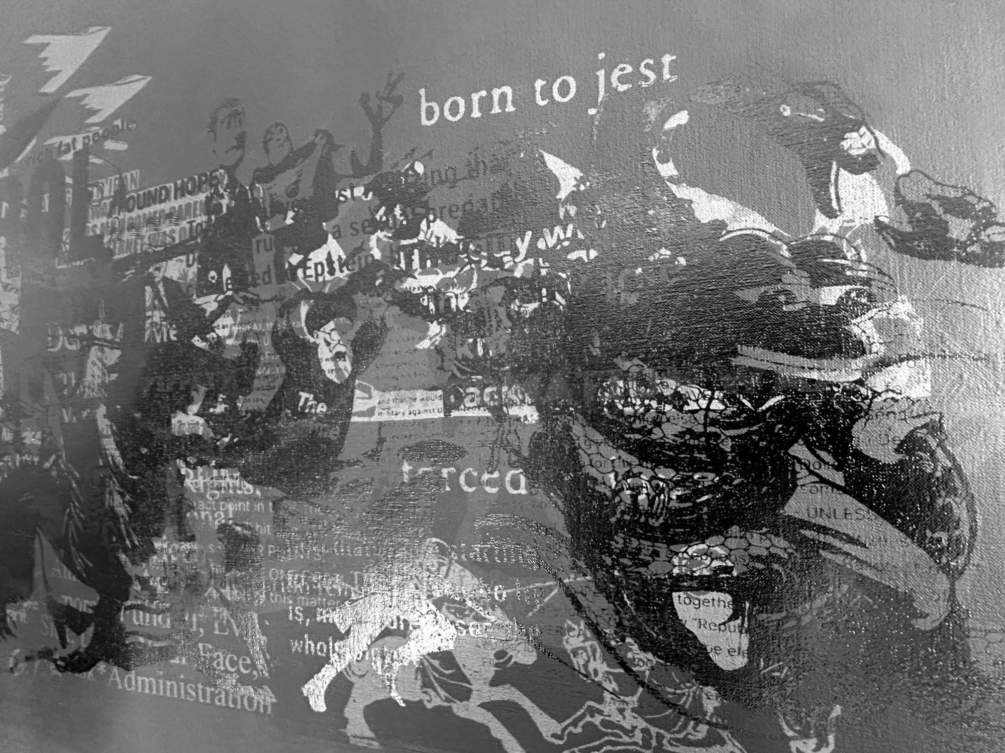 March-April 2026, screenprint on canvas, 13 x 24in, 2026