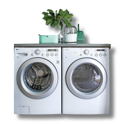 A washing machine and dryer Center East Commons come with.