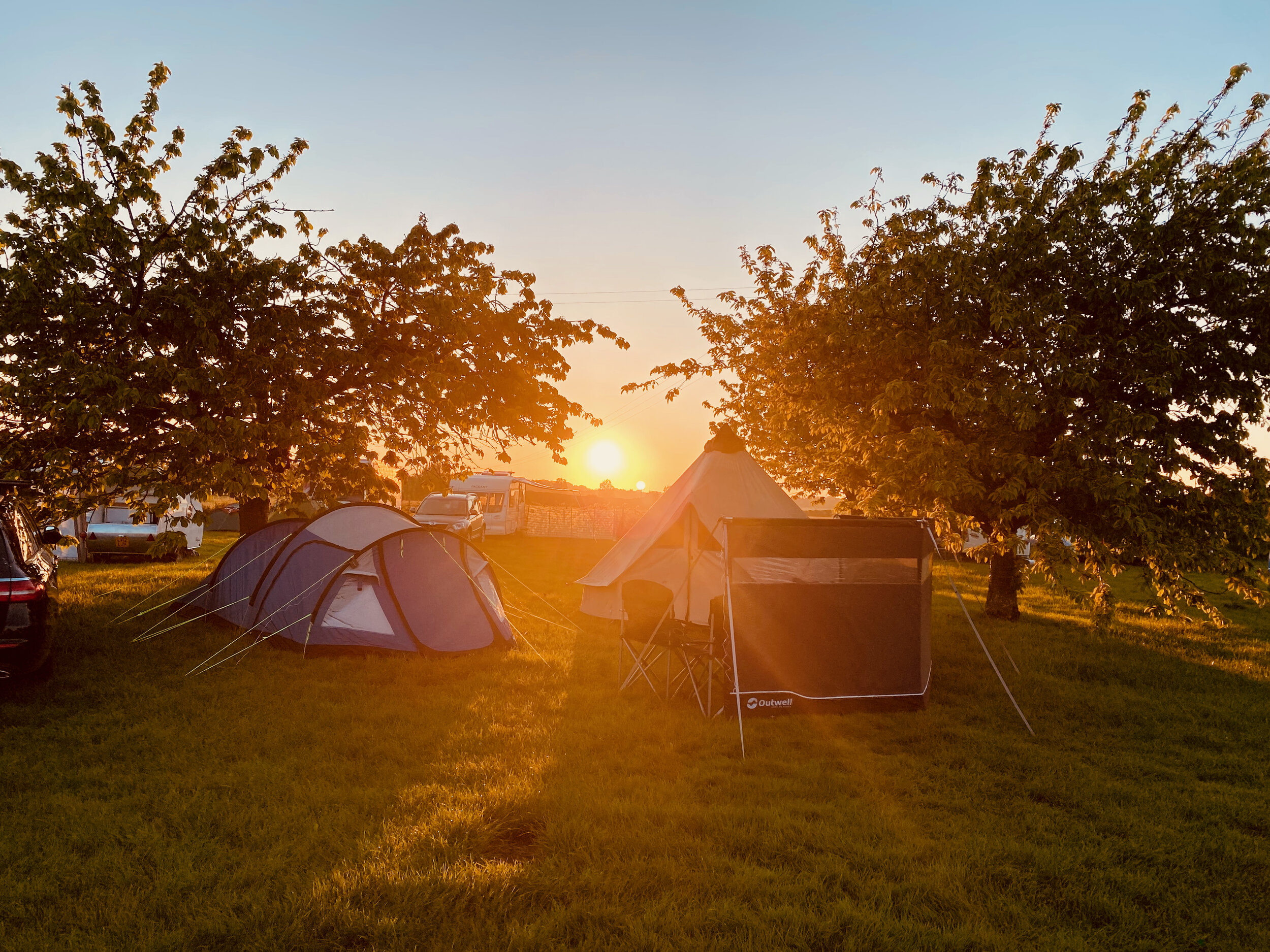 Sunset Camping
