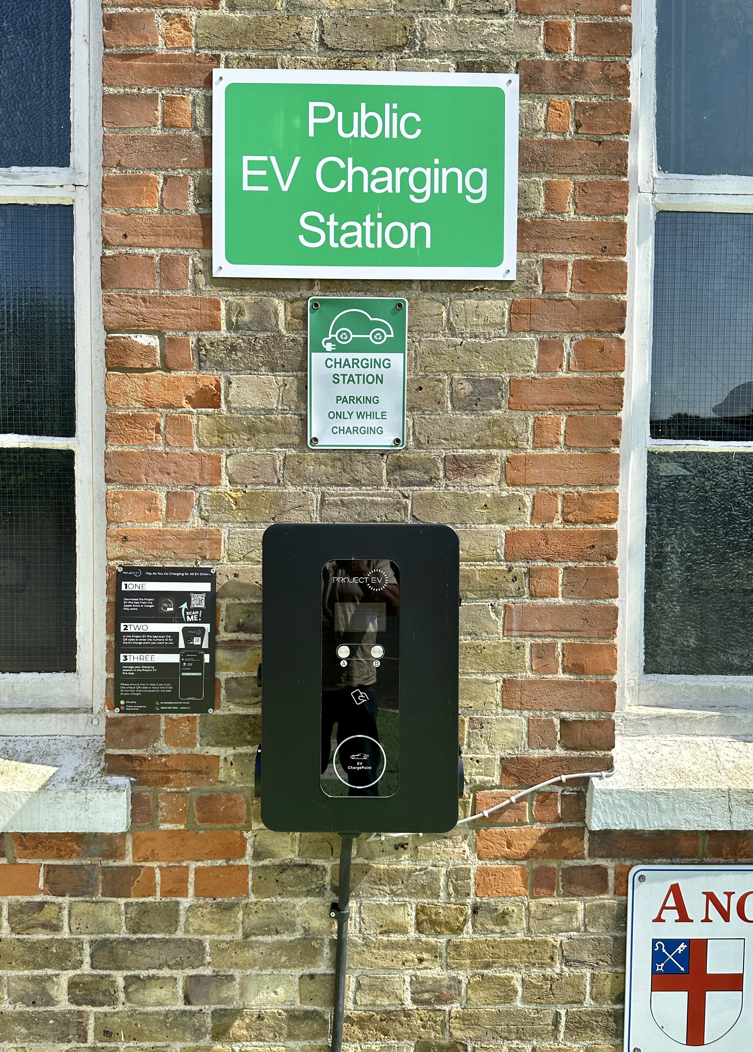 EV charge campsite kent