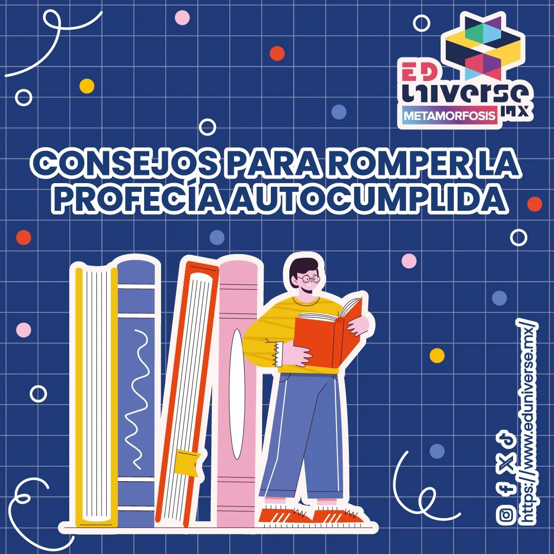 🔮📚 La Profec&iacute;a Autocumplida en la Educaci&oacute;n: Lo que crees, lo creas 🌱✨

En EDuniverseMX, entendemos que las creencias que tienes sobre ti mismo pueden moldear tu realidad. 
La profec&iacute;a autocumplida nos ense&ntilde;a que cuando