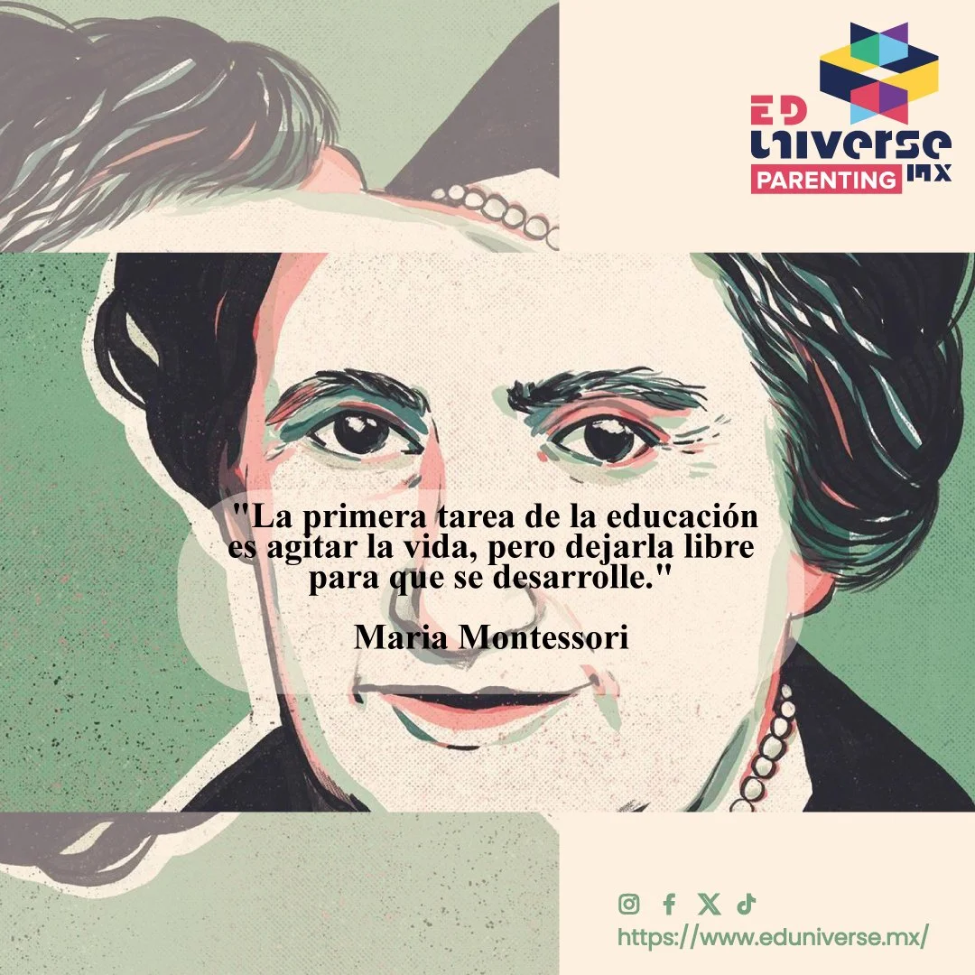 🌟 Mar&iacute;a Montessori: Pionera en fomentar la autonom&iacute;a infantil 🌟

En EDuniverseMX, nos inspiramos en el legado de Mar&iacute;a Montessori, una de las figuras m&aacute;s influyentes en la educaci&oacute;n infantil. Montessori cre&iacute