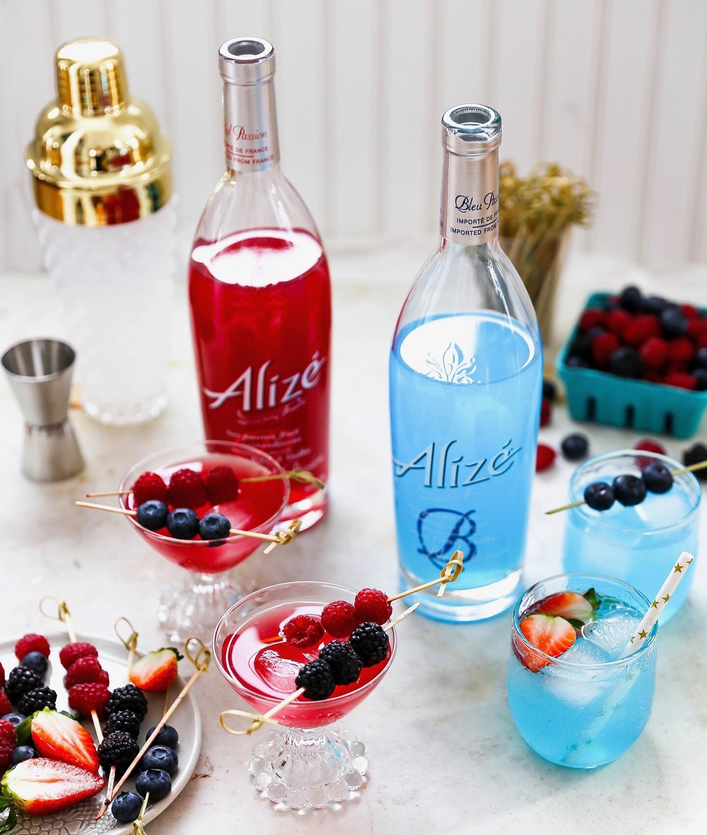 Cheers to the Fourth of July with Aliz&eacute; Red and Bleu Passion!