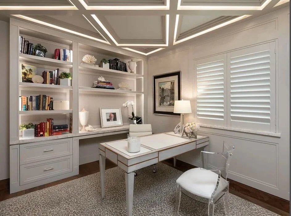 All ‘hers’! His and hers offices offer the perfect sanctuary to conduct every day business in the comfort of home. Home offices are a staple of modern day life.