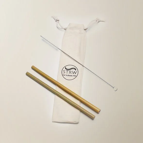 STRW Bamboo Straw Pack