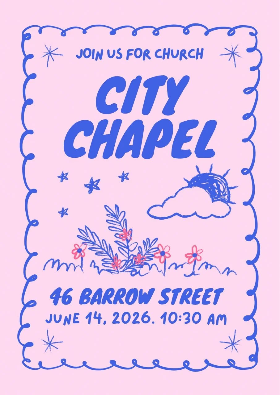 You&rsquo;re invited ✨

☀️ Join us on June 14th at 10:30AM at 46 Barrow Street for a morning of worship, encouragement, and community. Come as you are&mdash;we&rsquo;d love to see you there!