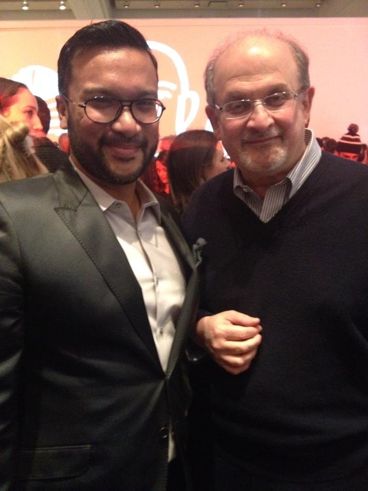 Afdhel Aziz and Salman Rushdie