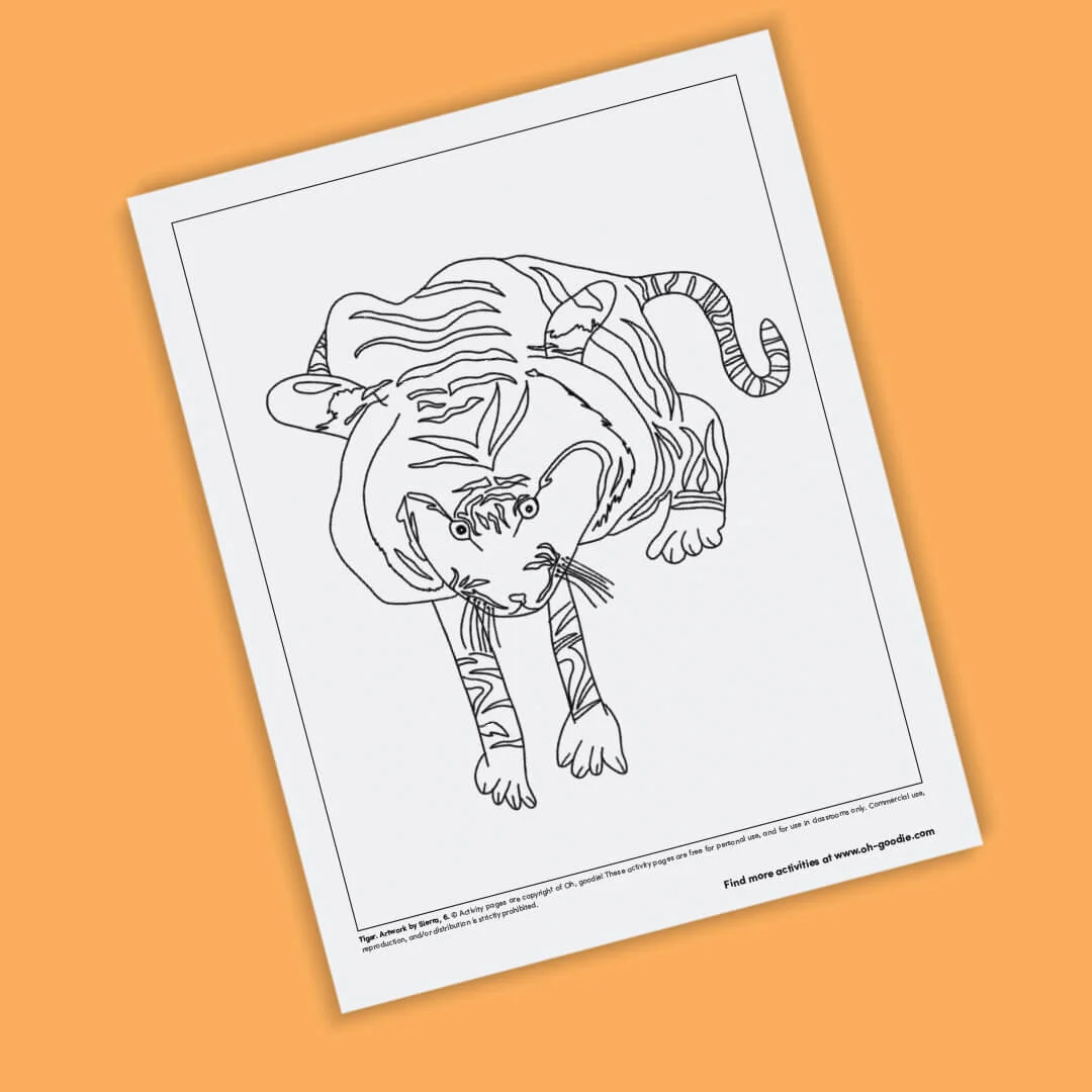 Kids-for-kids coloring pages! — Oh, goodie!