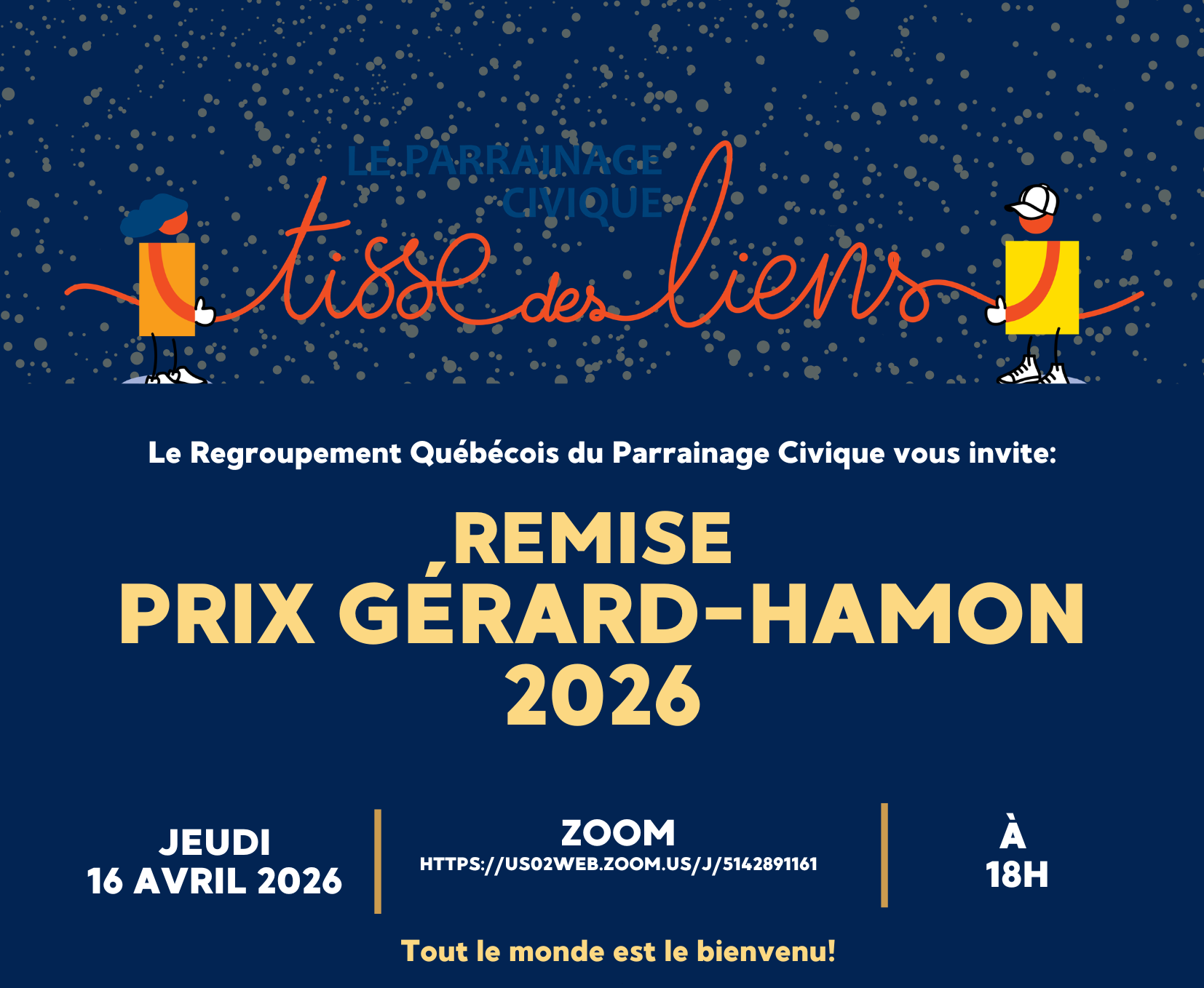 Prix Gérard Hamon: le Parrainage civique Champlain sort grand gagnant de l’édition 2026