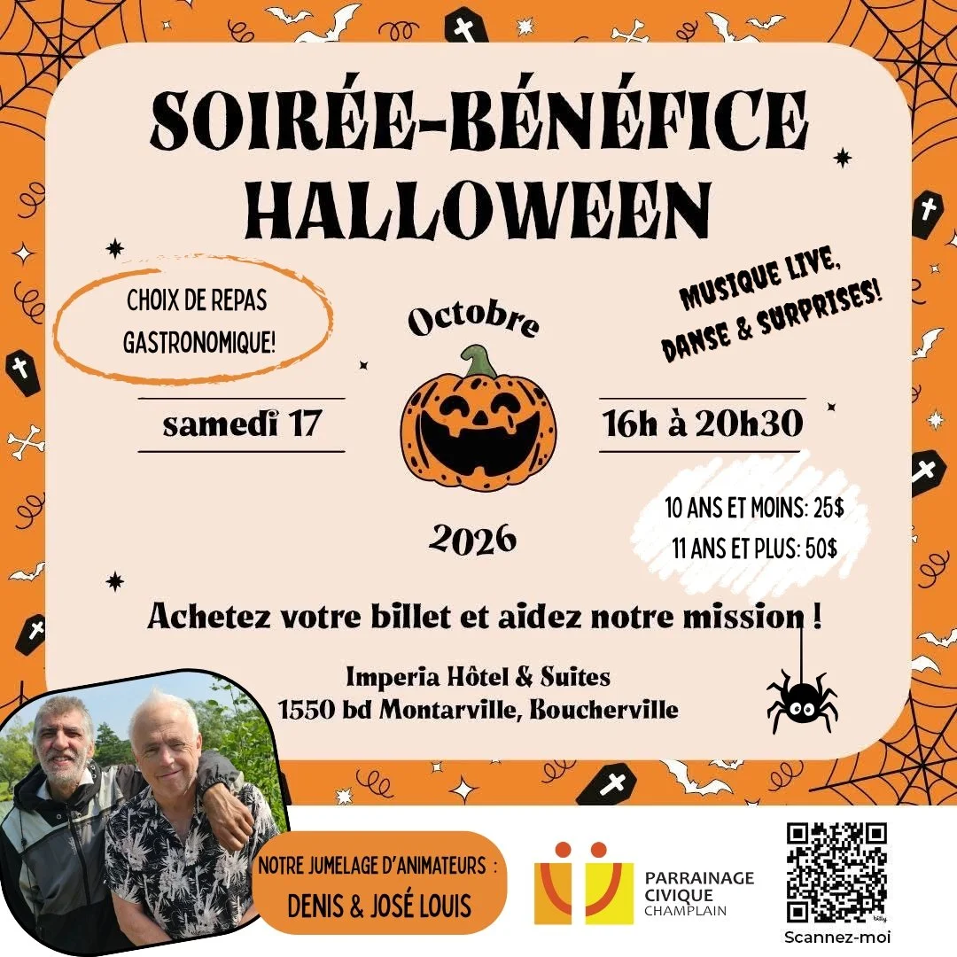 Halloween : Invitation spéciale pour une soirée-bénéfice haute en couleurs 
