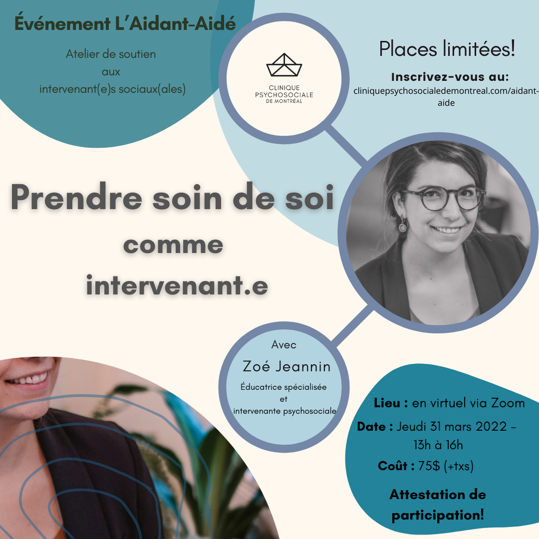 Prendre soin de soi comme intervenant.e