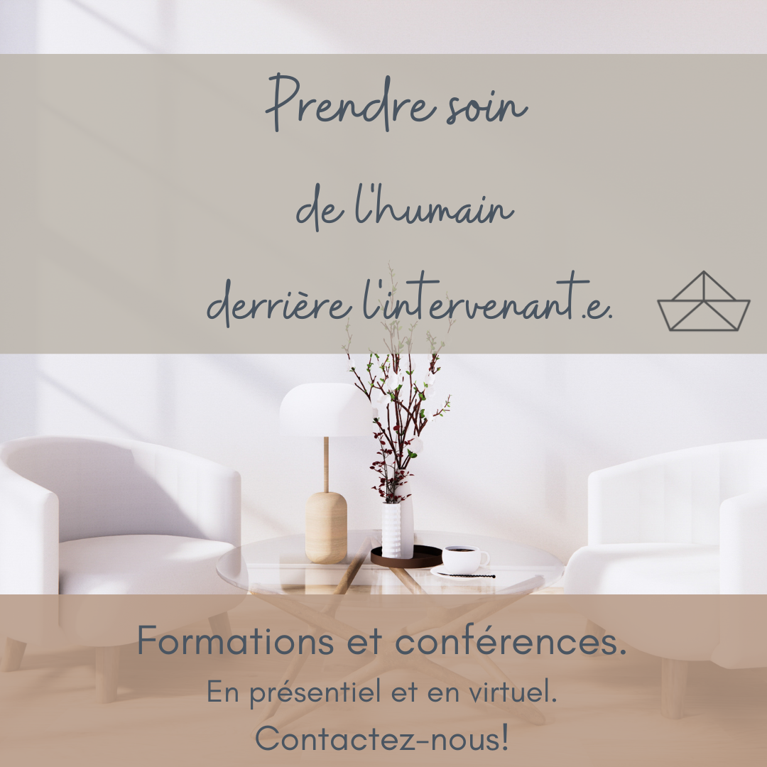 Formation - Les maux des intervenant.e.s : comprendre et agir.