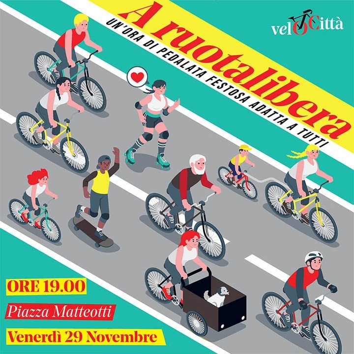 Ehi&hellip; popolo della bici, non dimenticatevi che questo venerd&igrave;, alle 19, ci si trova per A Ruotalibera, la critical mass di Vicenza.

Questa volta si far&agrave; un breve giro per mostrare alcune delle proposte &ndash; a basso costo e alt